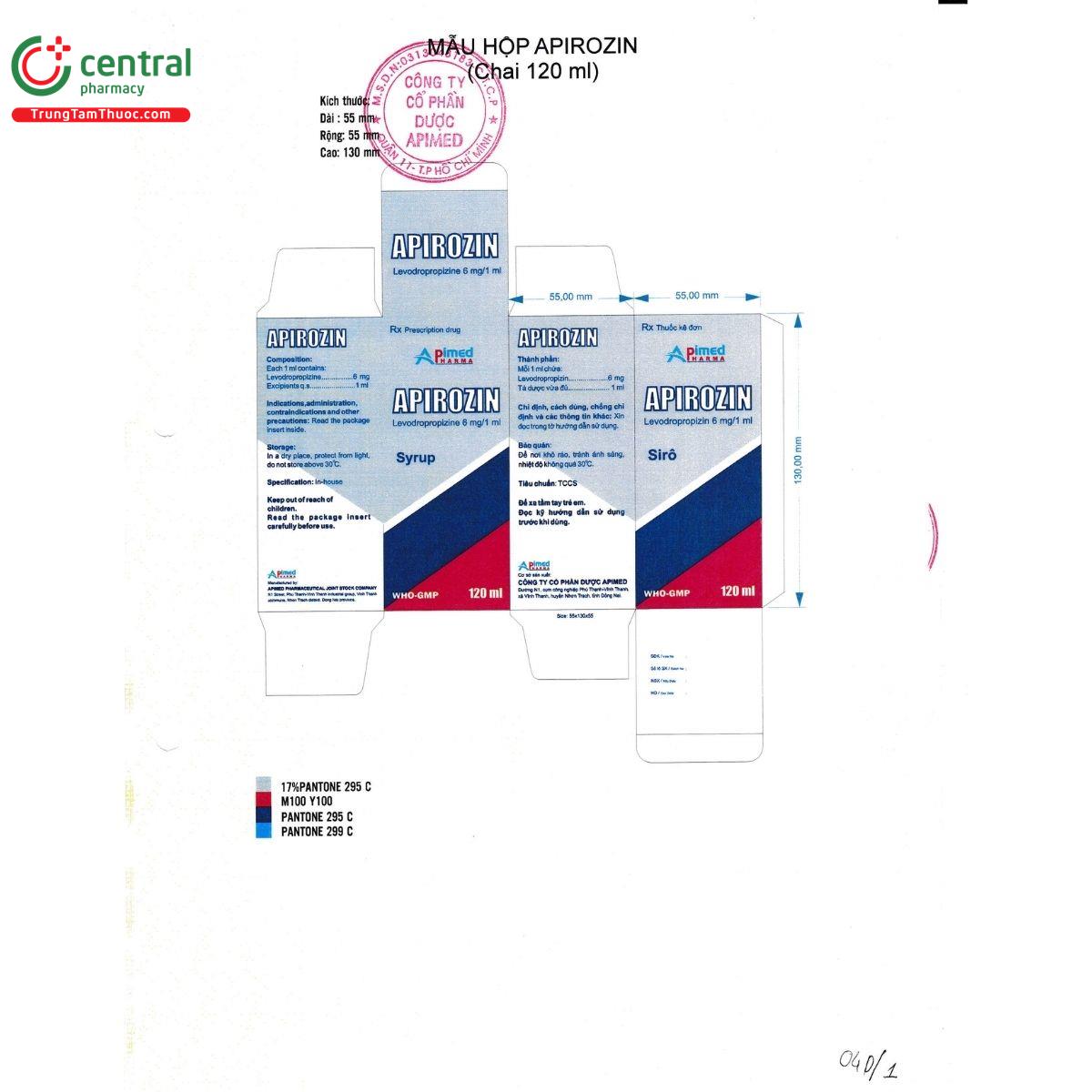 apirozin 6mg ml 15 L4253