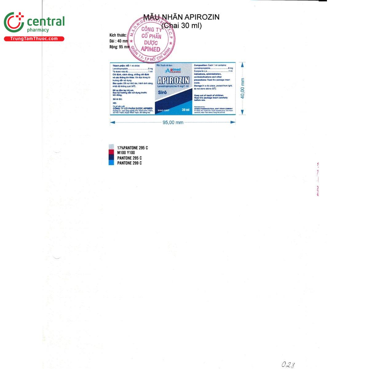 apirozin 6mg ml 2 D1731
