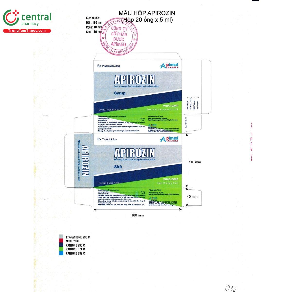 apirozin 6mg ml 8 H2187