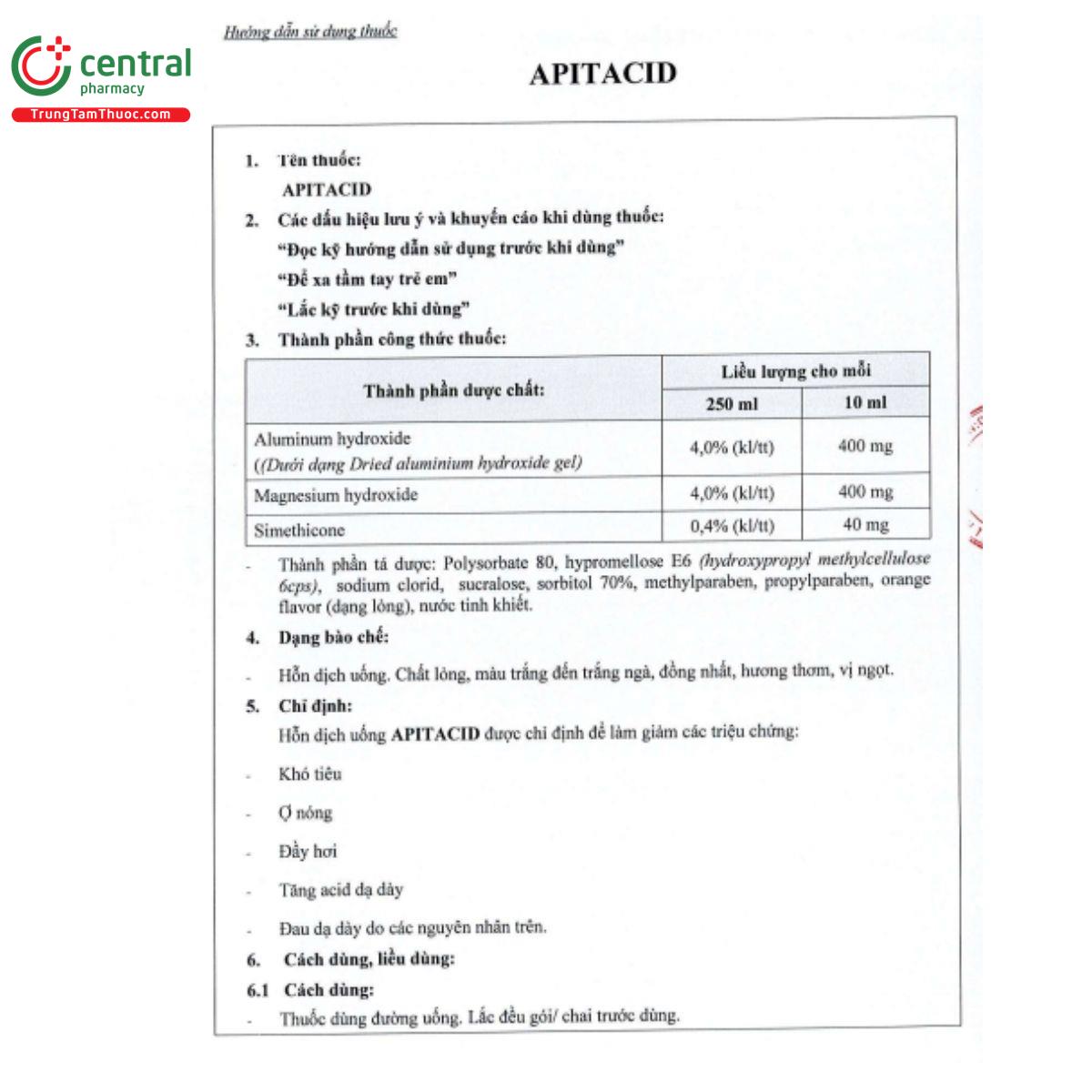 apitacid 5 S7573 apitacid 5 S7573