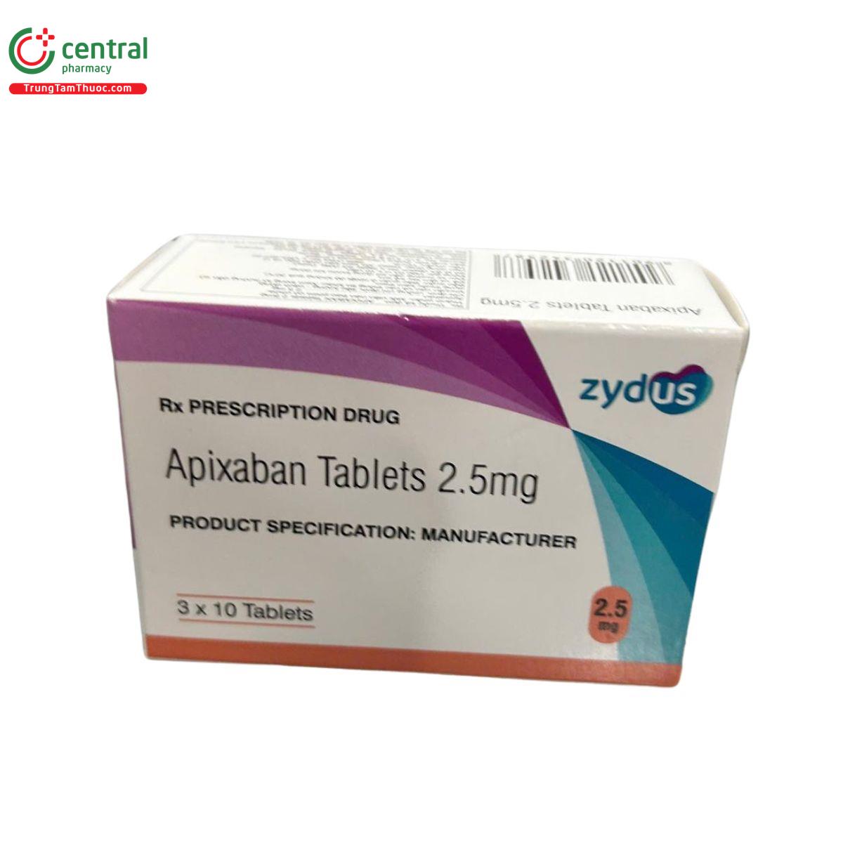 apixaban tablets 2 5mg 2 K4152