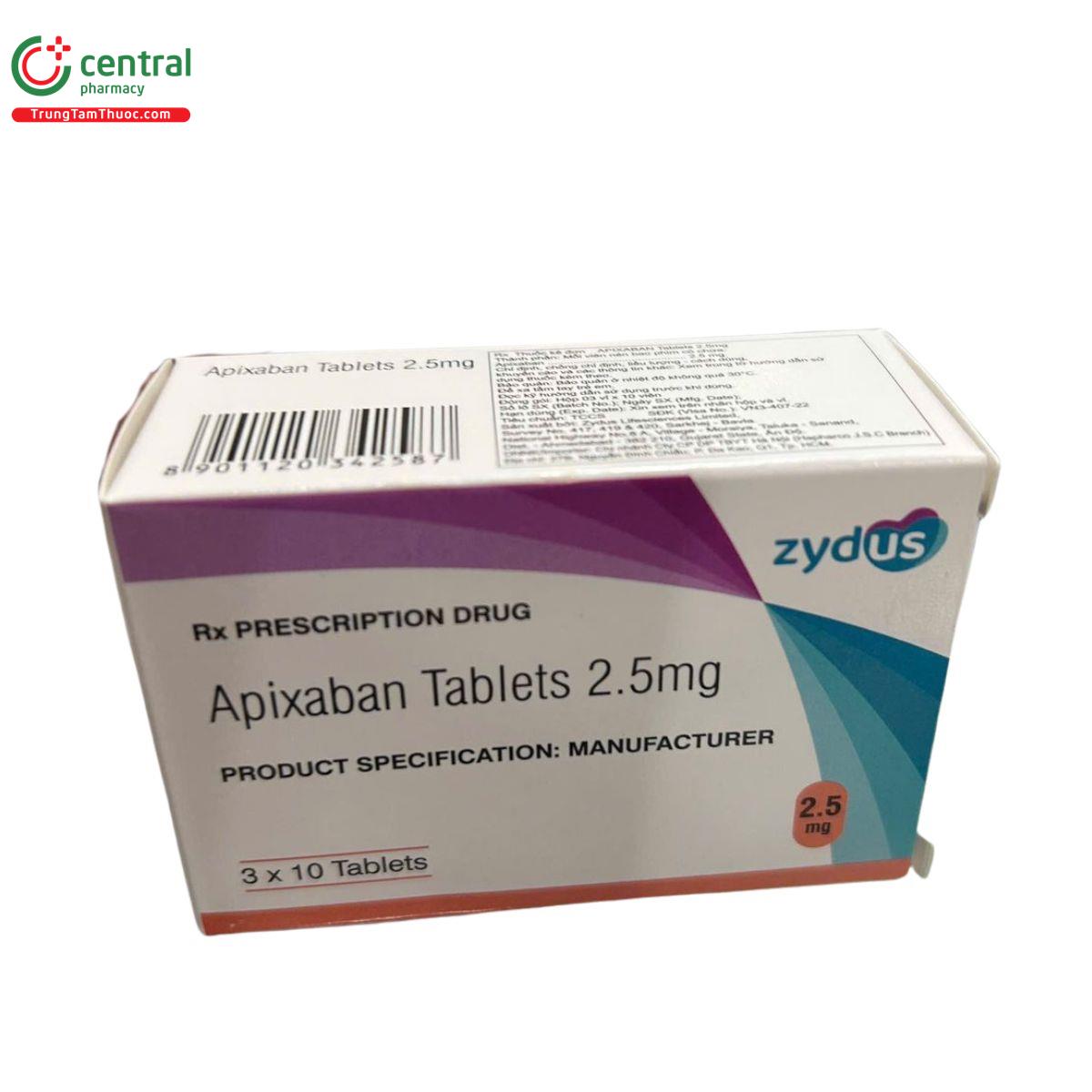 apixaban tablets 2 5mg 3 R7788