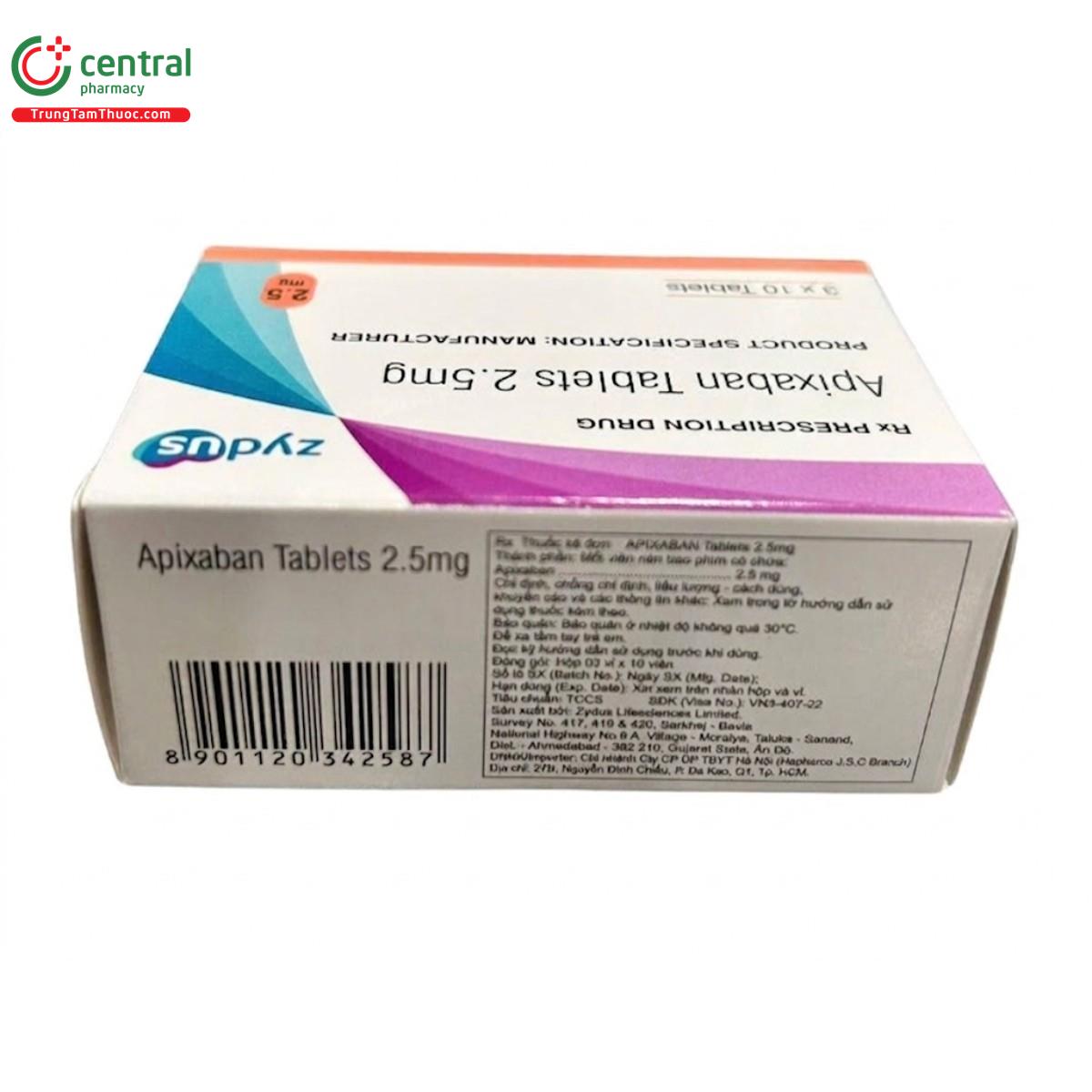 apixaban tablets 25mg zydus 3 P6444 apixaban tablets 25mg zydus 3 P6444