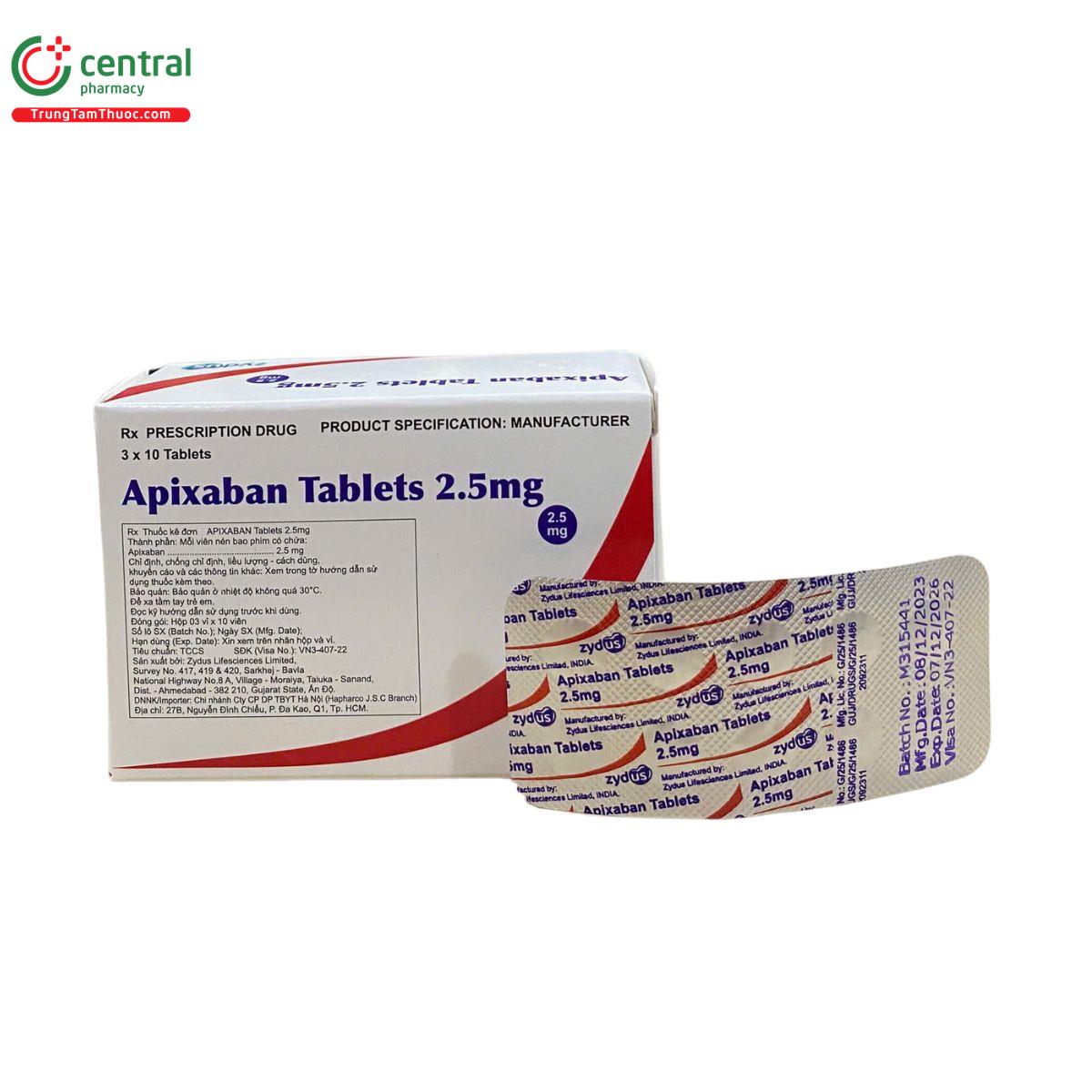 apixaban tablets 25mg zydus 5 L4515