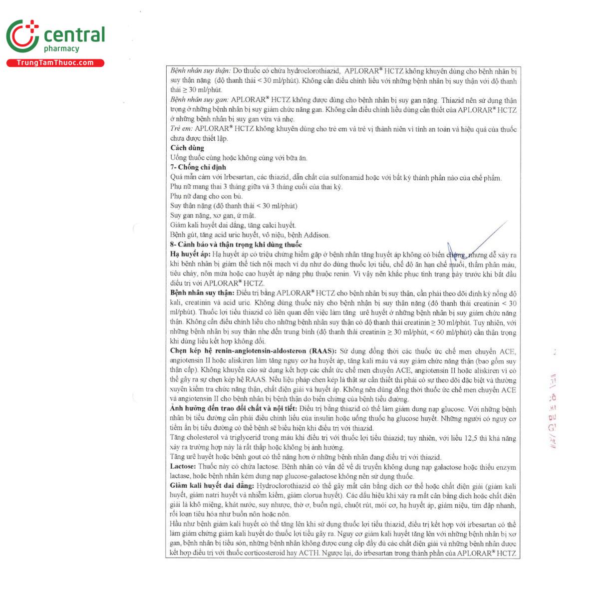 aplorar hctz 5 A0854 aplorar hctz 5 A0854