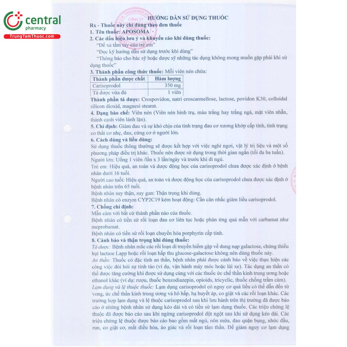 aposoma 350mg 3 P6546