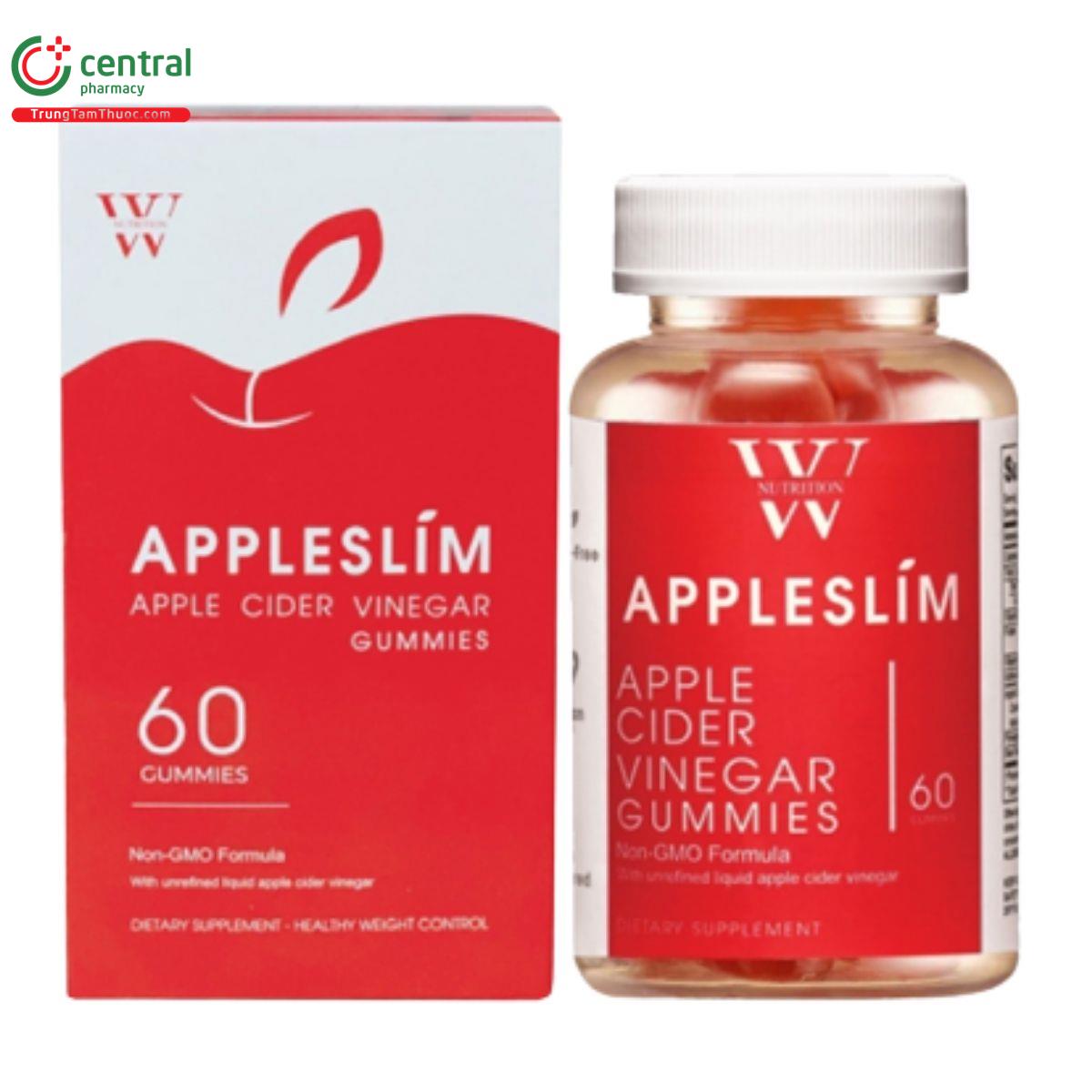 appleslim apple cider vinegar gummies 1 N5086