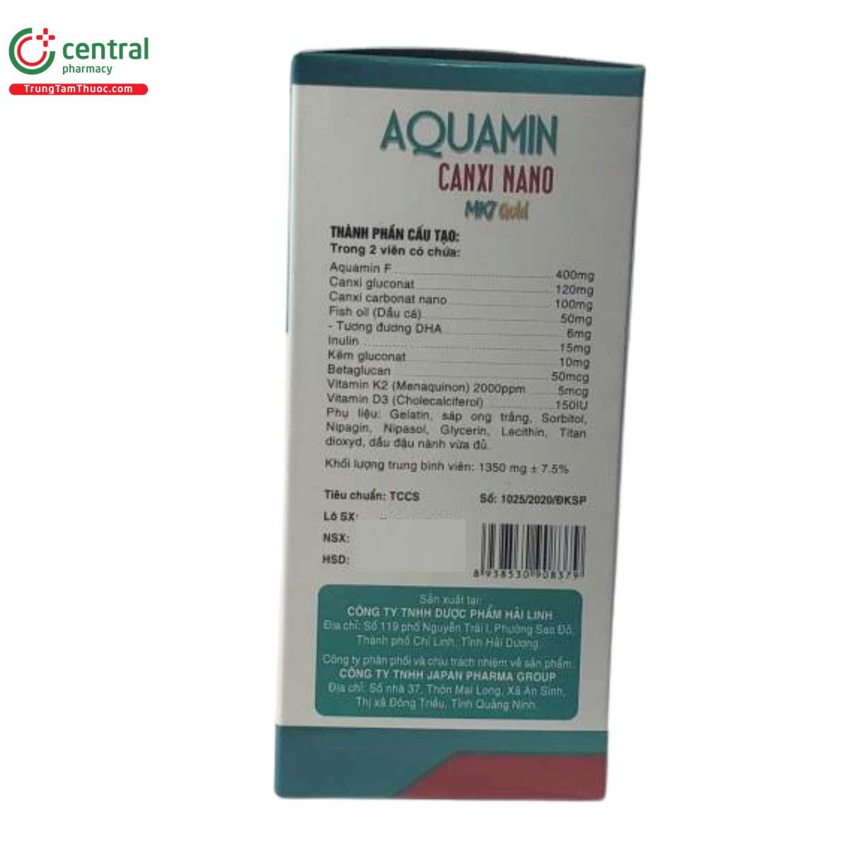 aquamin canxi nano mk7 gold 8 K4473