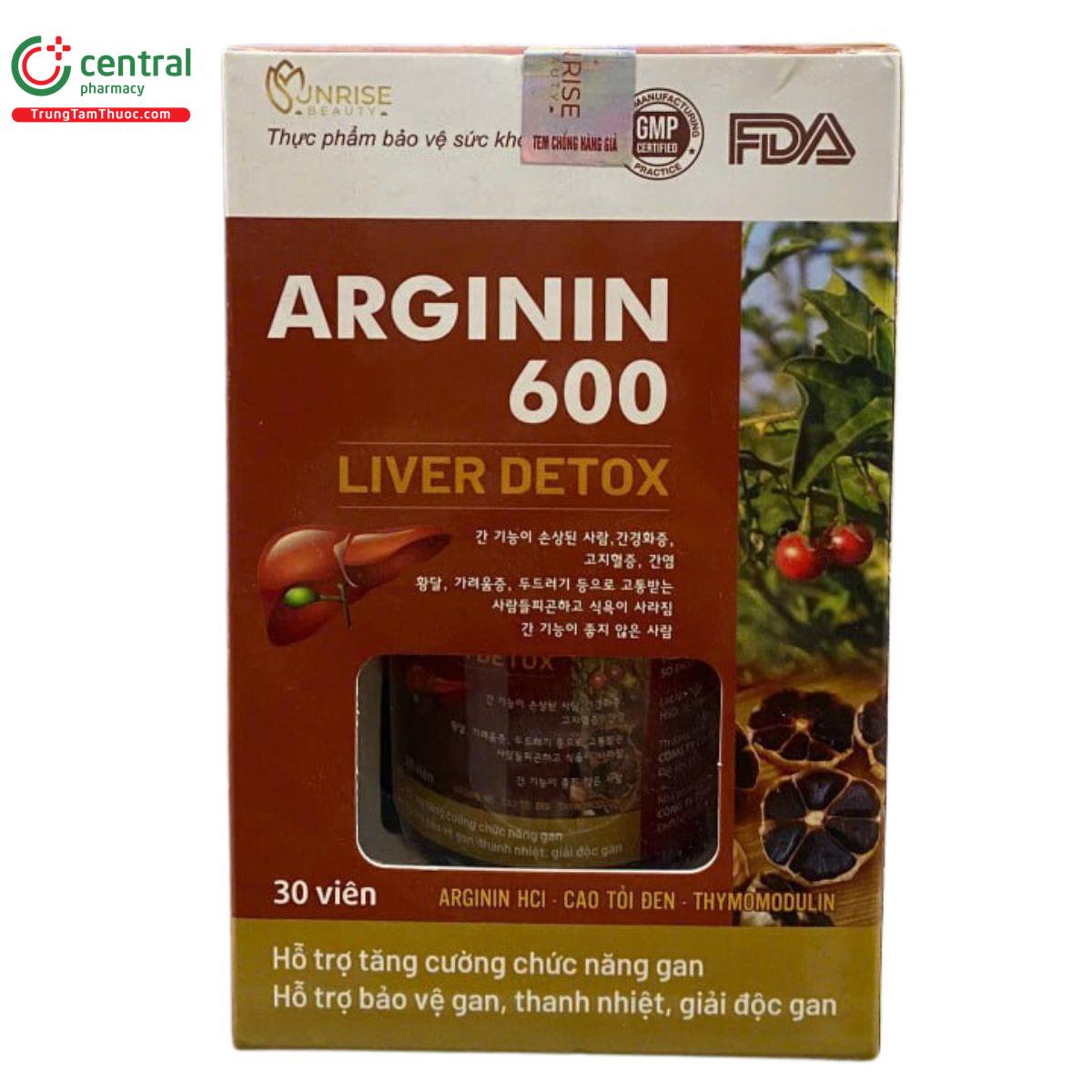 arginin 600 live detox 12 H2402