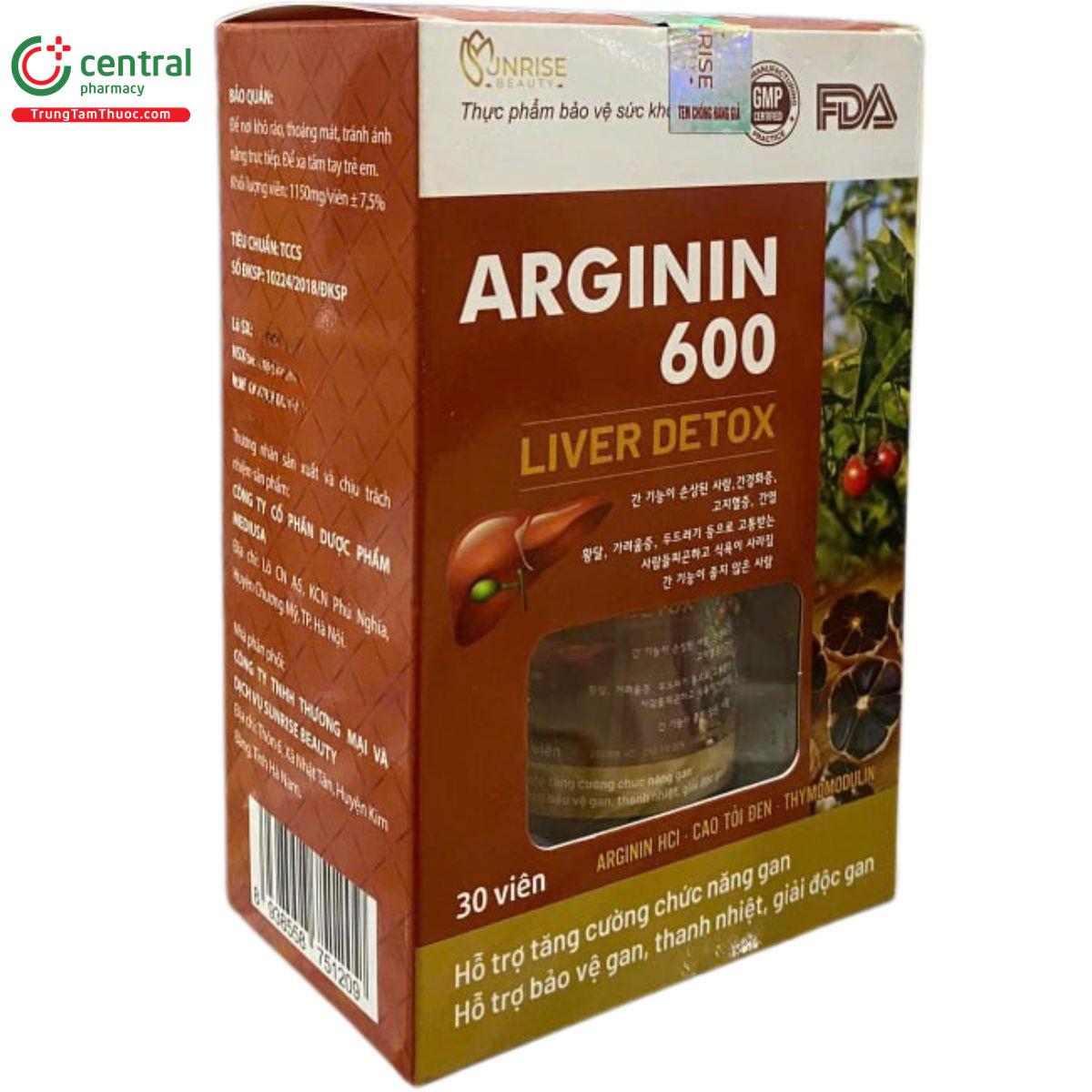 arginin 600 live detox 134 H3576