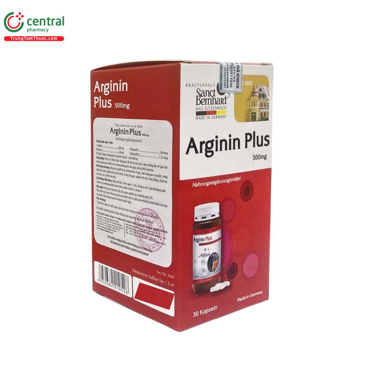 arginin plus 500mg 5 P6121