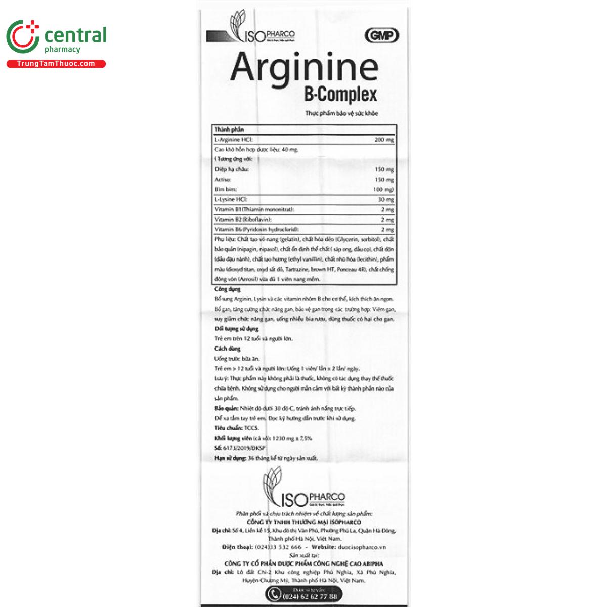 arginine b complex 7 P6388