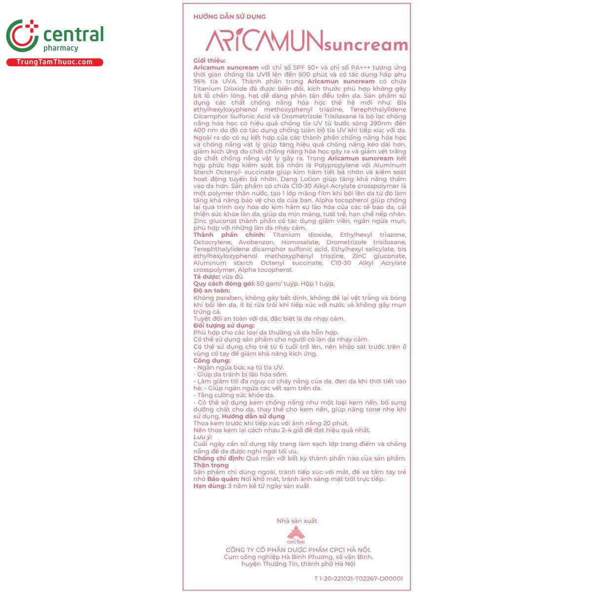 aricamun suncream 4 L4772 aricamun suncream 4 L4772