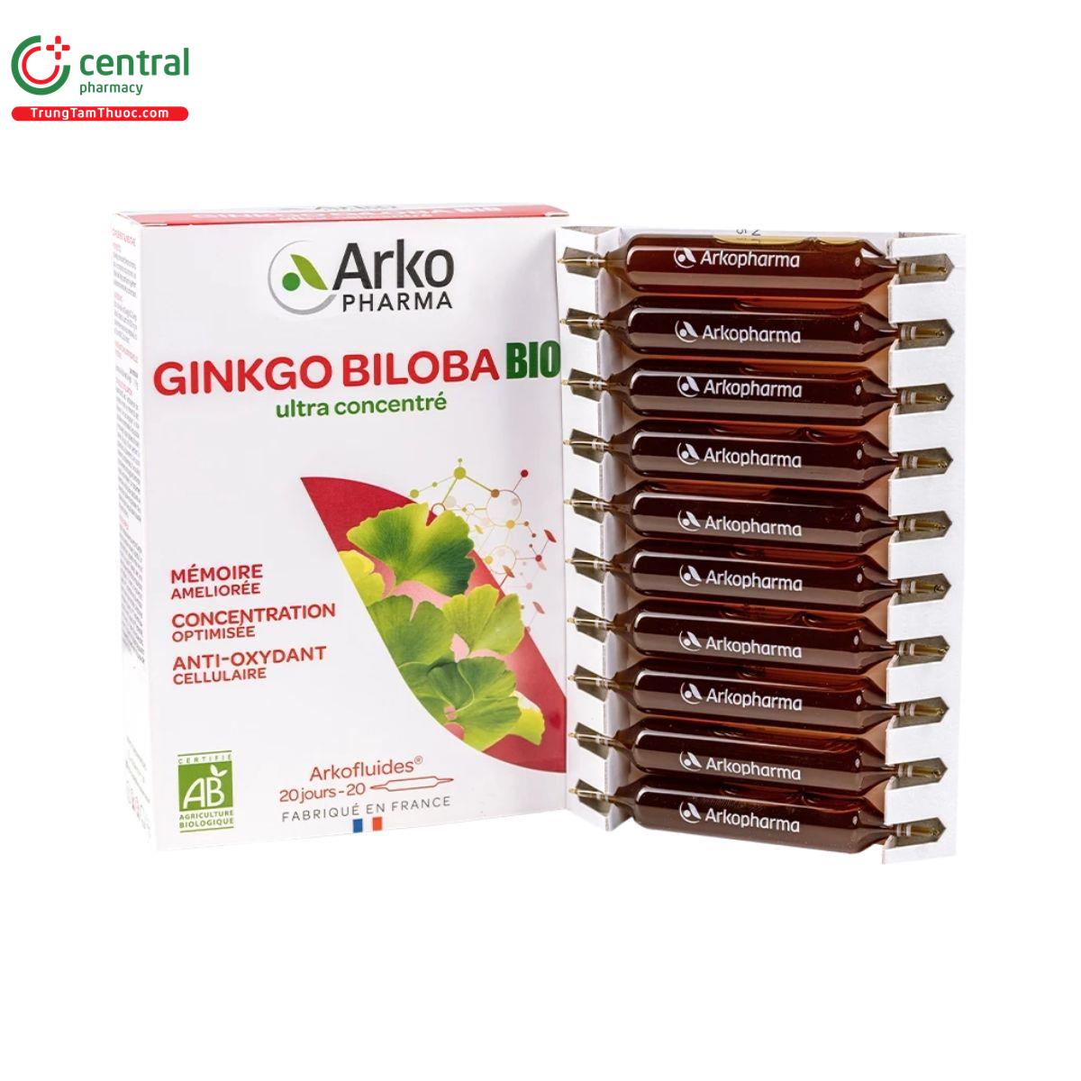 arkopharma ginkgo biloba bio 1 T7636 arkopharma ginkgo biloba bio 1 T7636