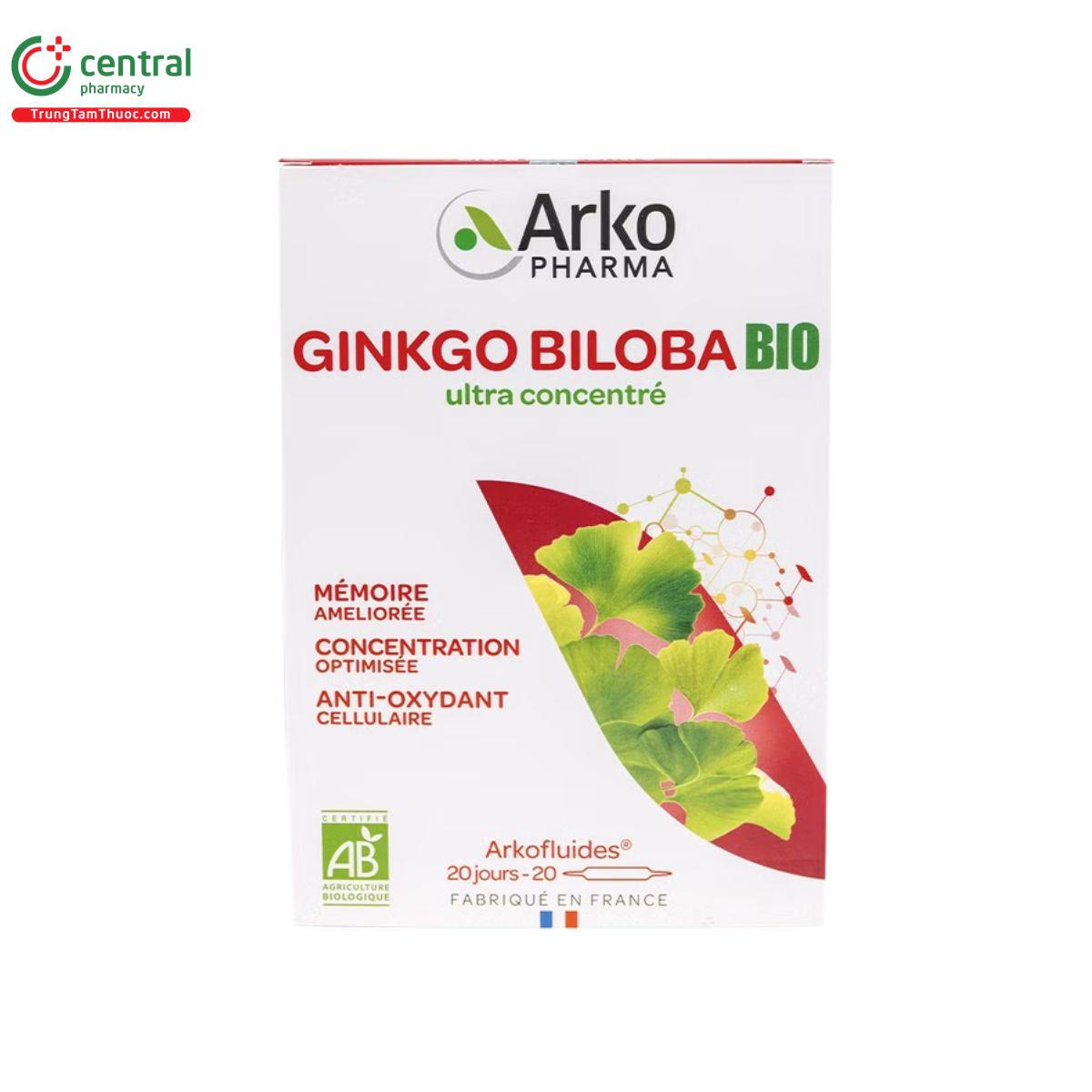 arkopharma ginkgo biloba bio 2 I3430 arkopharma ginkgo biloba bio 2 I3430