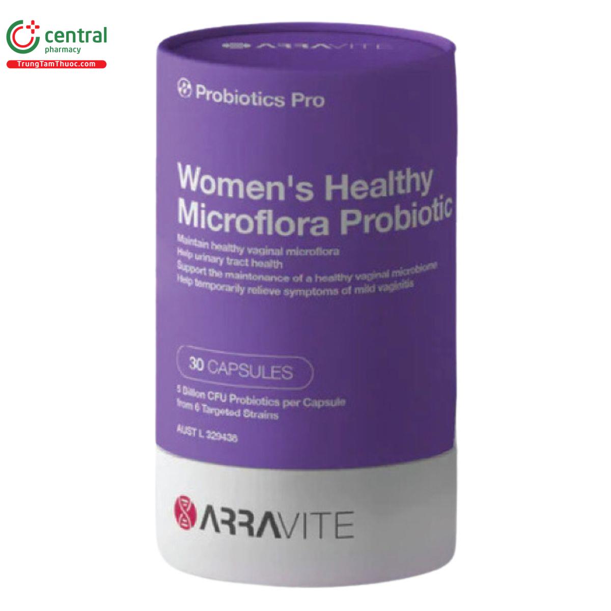 arravite women s healthy microflora probiotic 4 G2161