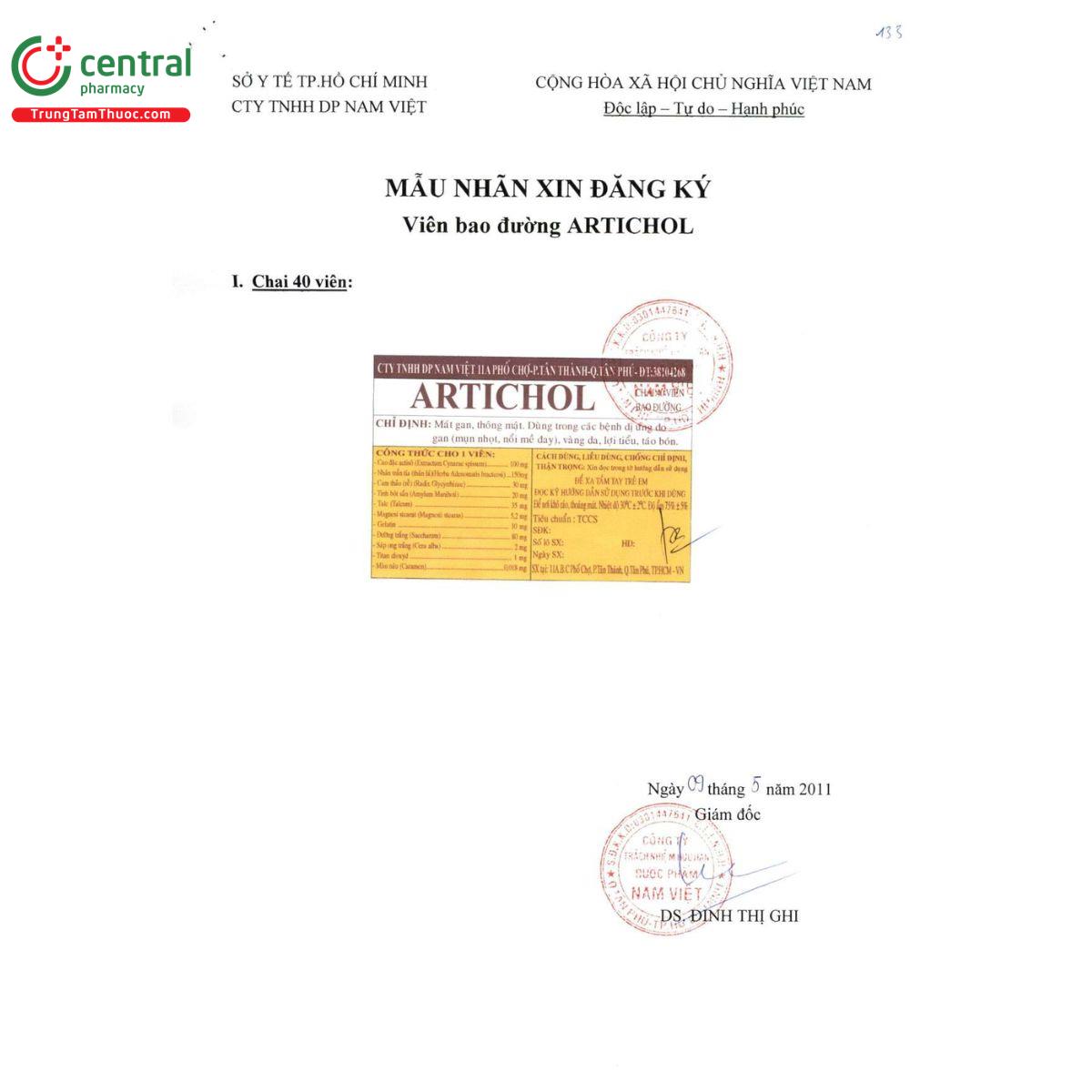 artichol 2 F2067 artichol 2 F2067