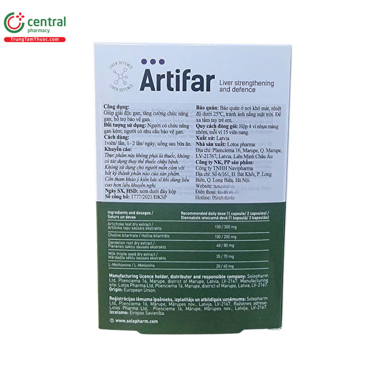 artifar sole pharma 4 C0724 artifar sole pharma 4 C0724