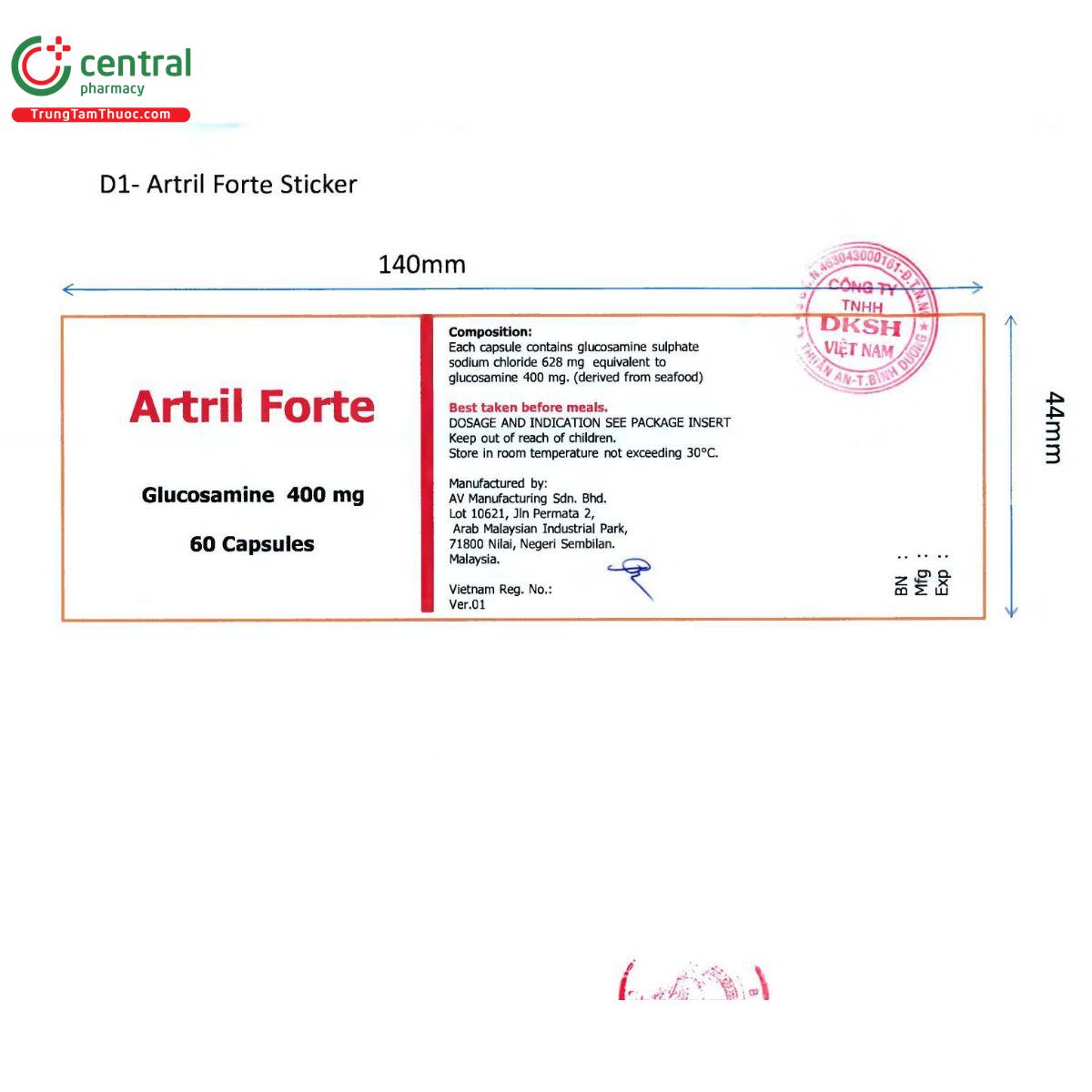 artril forte 400 4 R7472 artril forte 400 4 R7472
