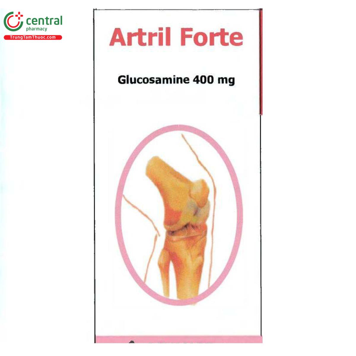 Thuốc Artril Forte 400 điều trị thoái hóa khớp gối nhẹ và trung bình