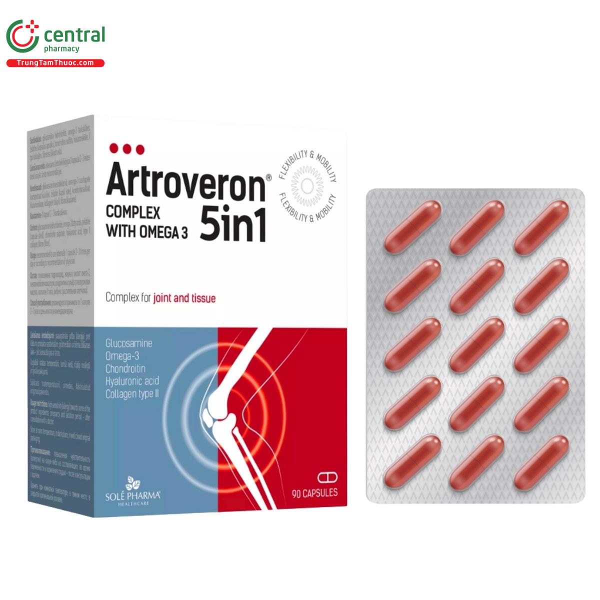 artroveron 5 in 1 complex with omega 3 1 E2576 artroveron 5 in 1 complex with omega 3 1 E2576