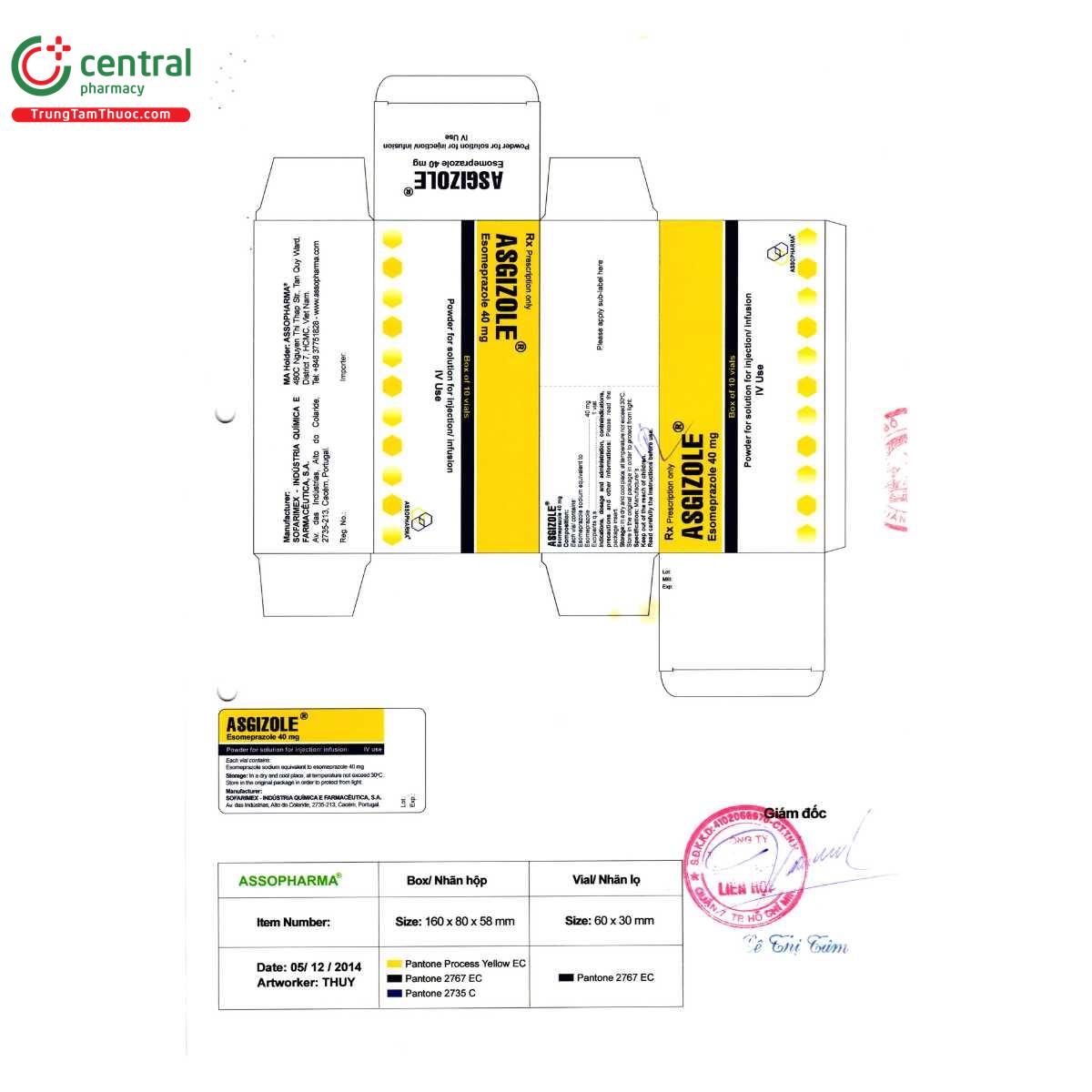 asgizole 40mg 6 I3222