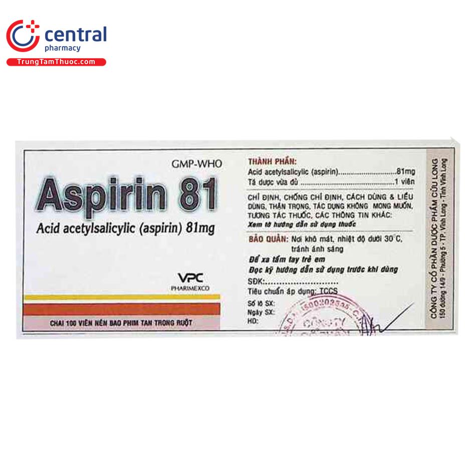 aspirin 81mg pharimexco 01 U8407