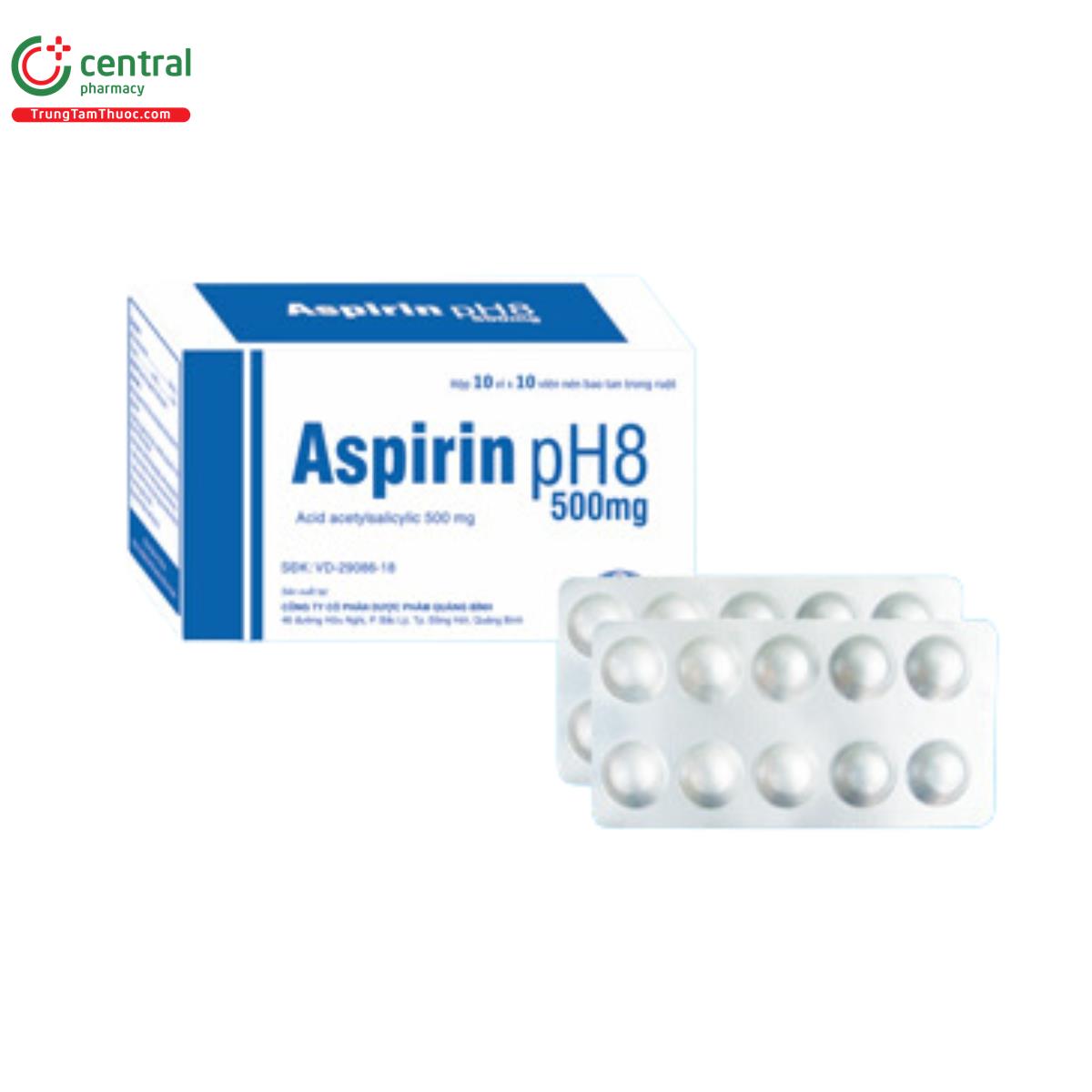 aspirin ph8 500mg quapharco 3 R7811