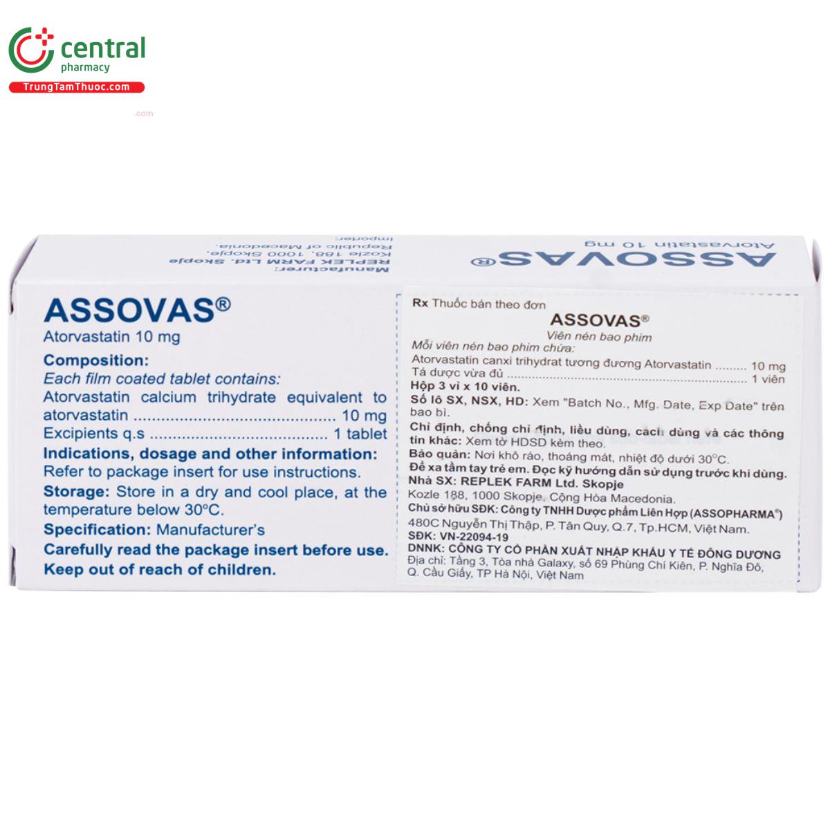 assovas 10mg 5 F2758