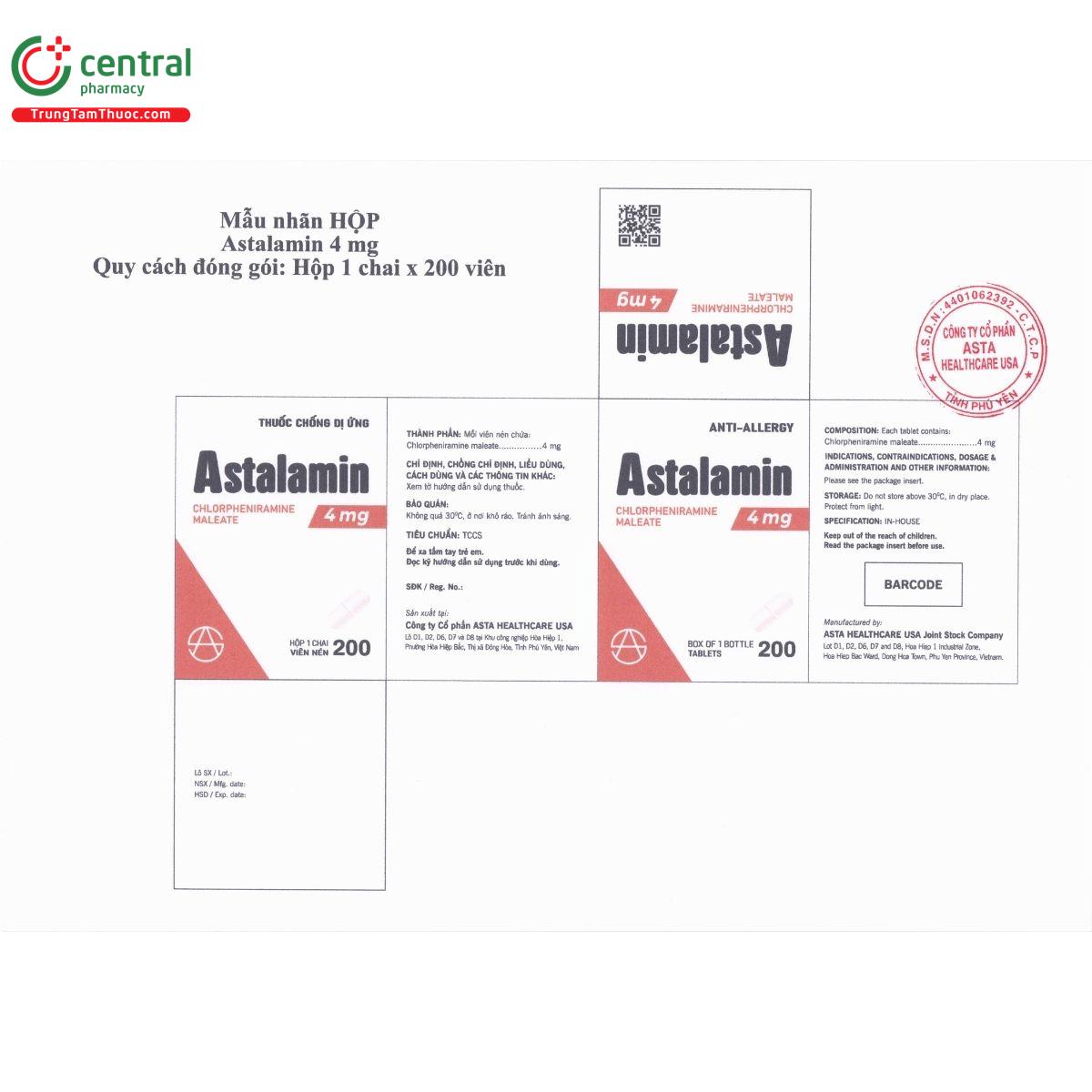 astalamin 4mg 3 H2565