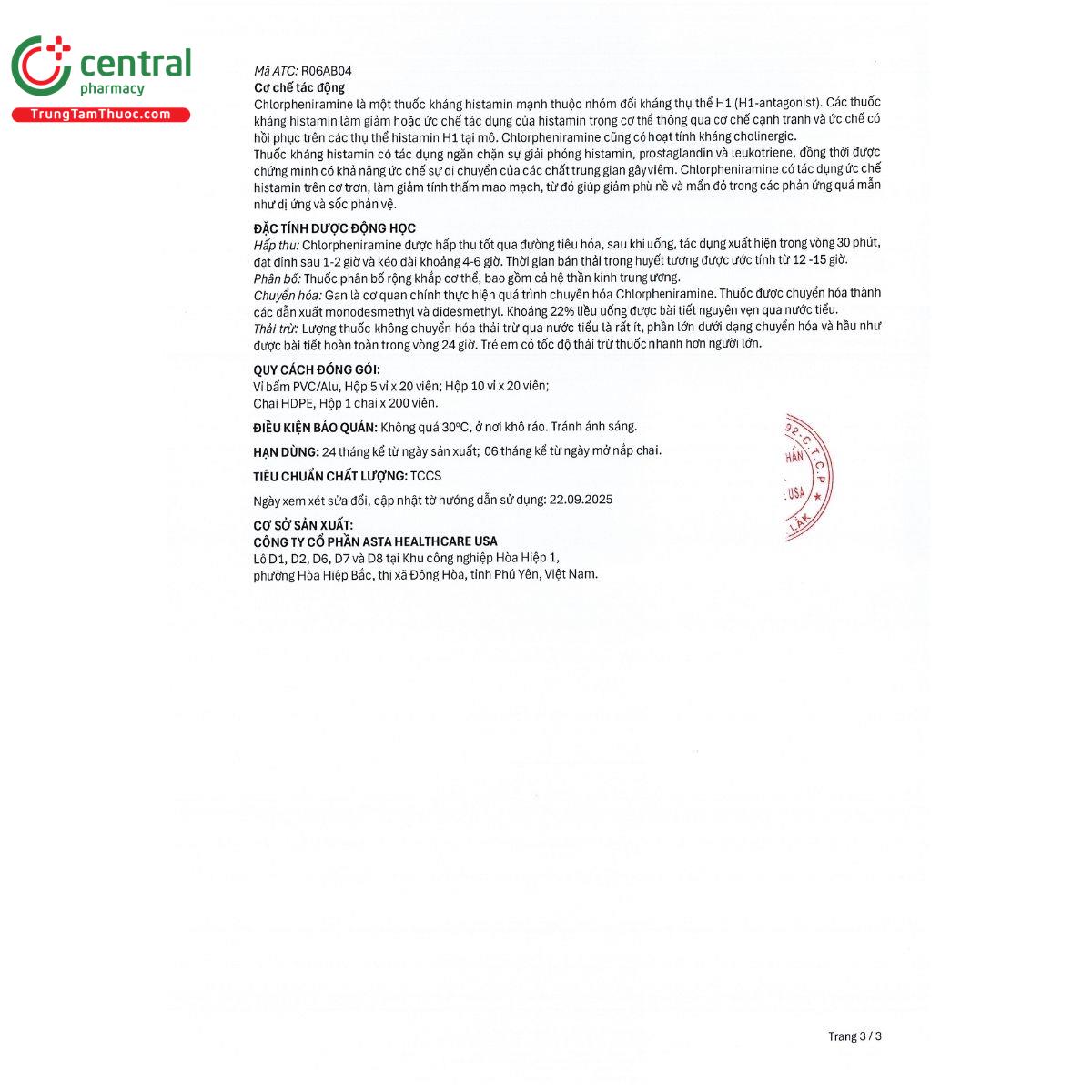 astalamin 4mg 7 I3062