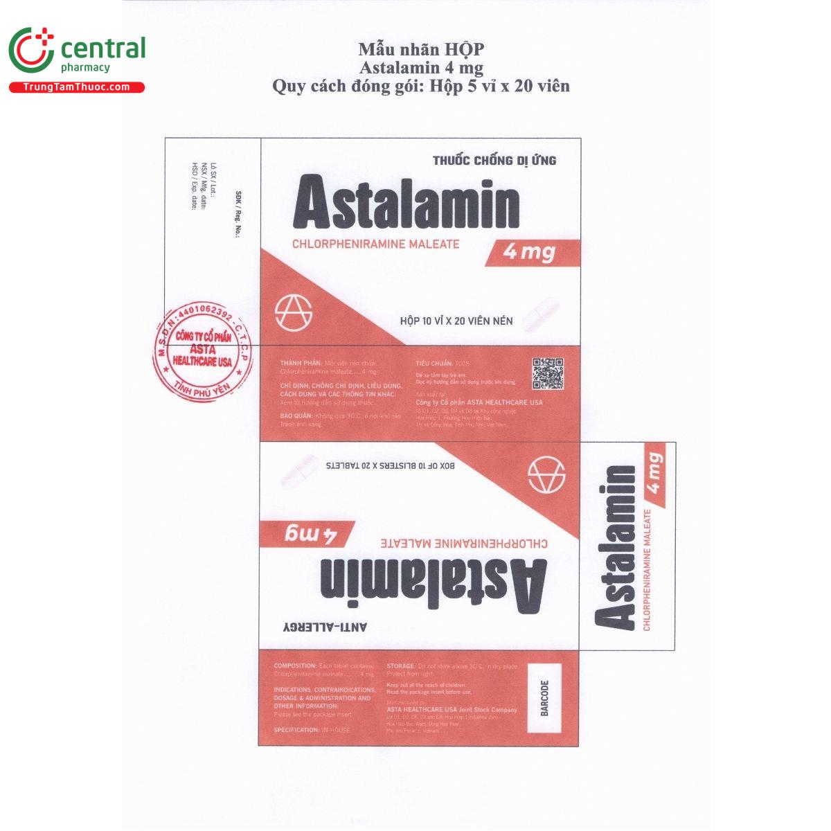 astalamin 4mg B0018