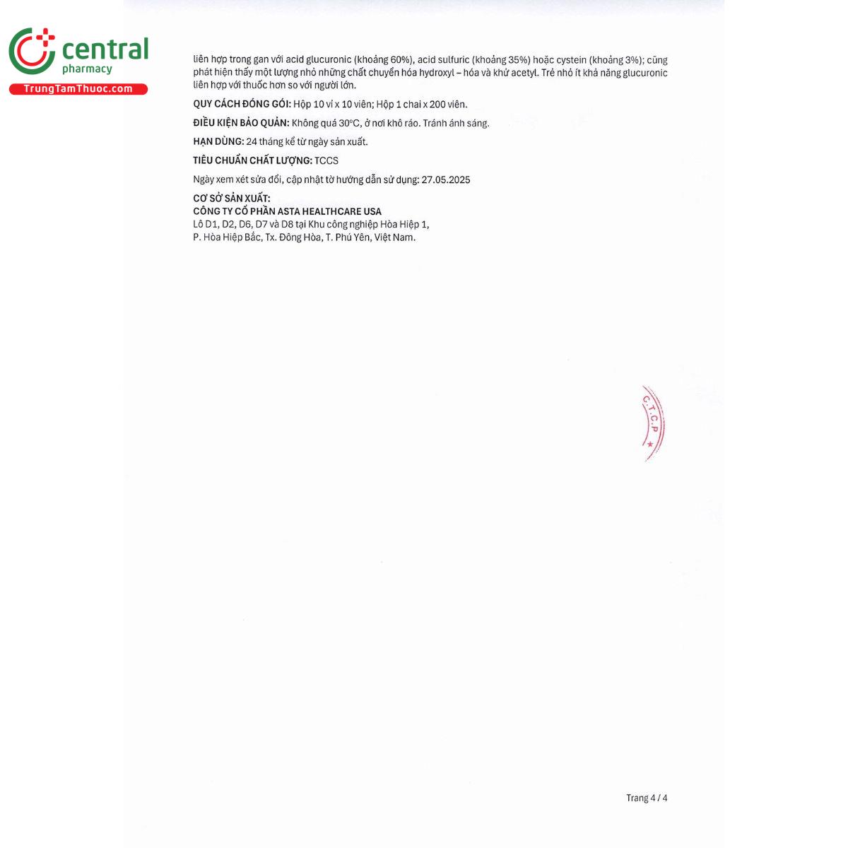 astapadol caps 500mg 8 N5654