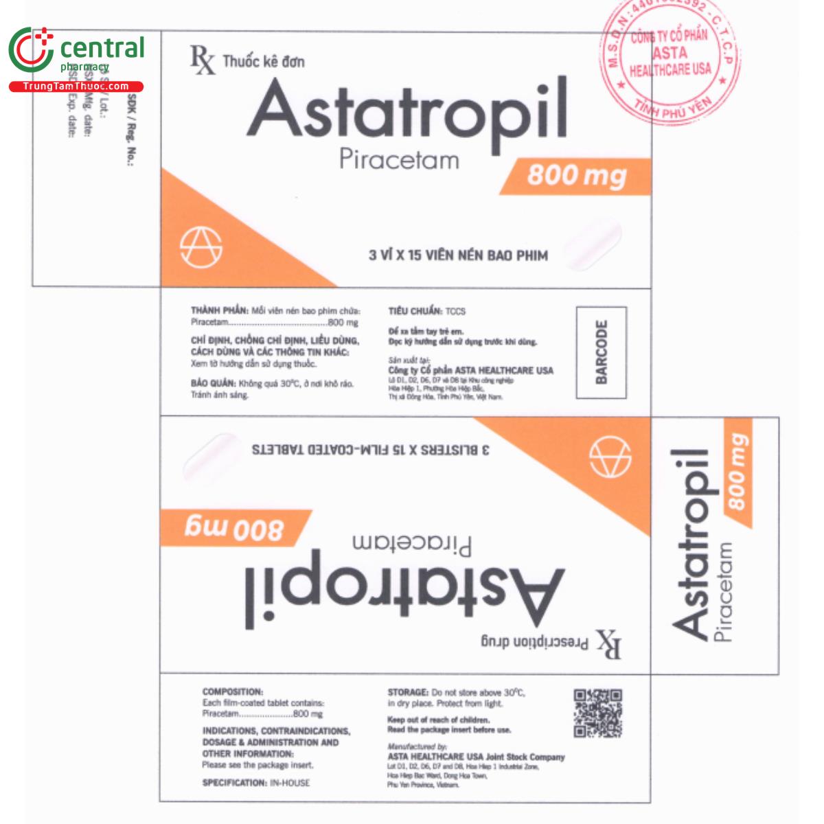 astatropil 800mg 1 E2188