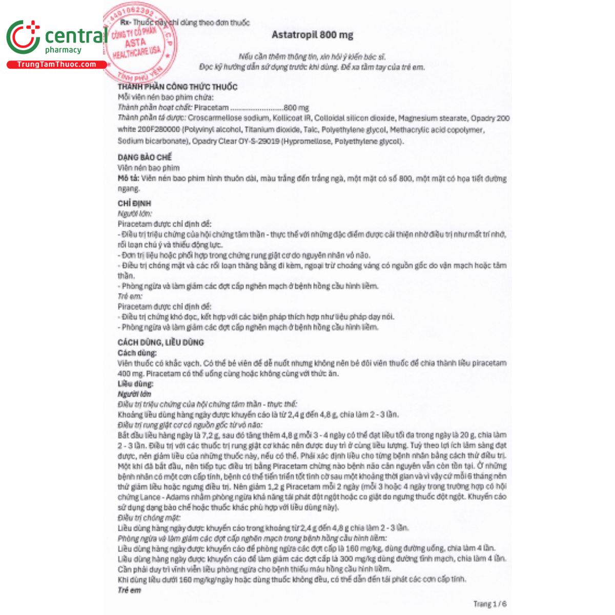 astatropil 800mg 8 E1012