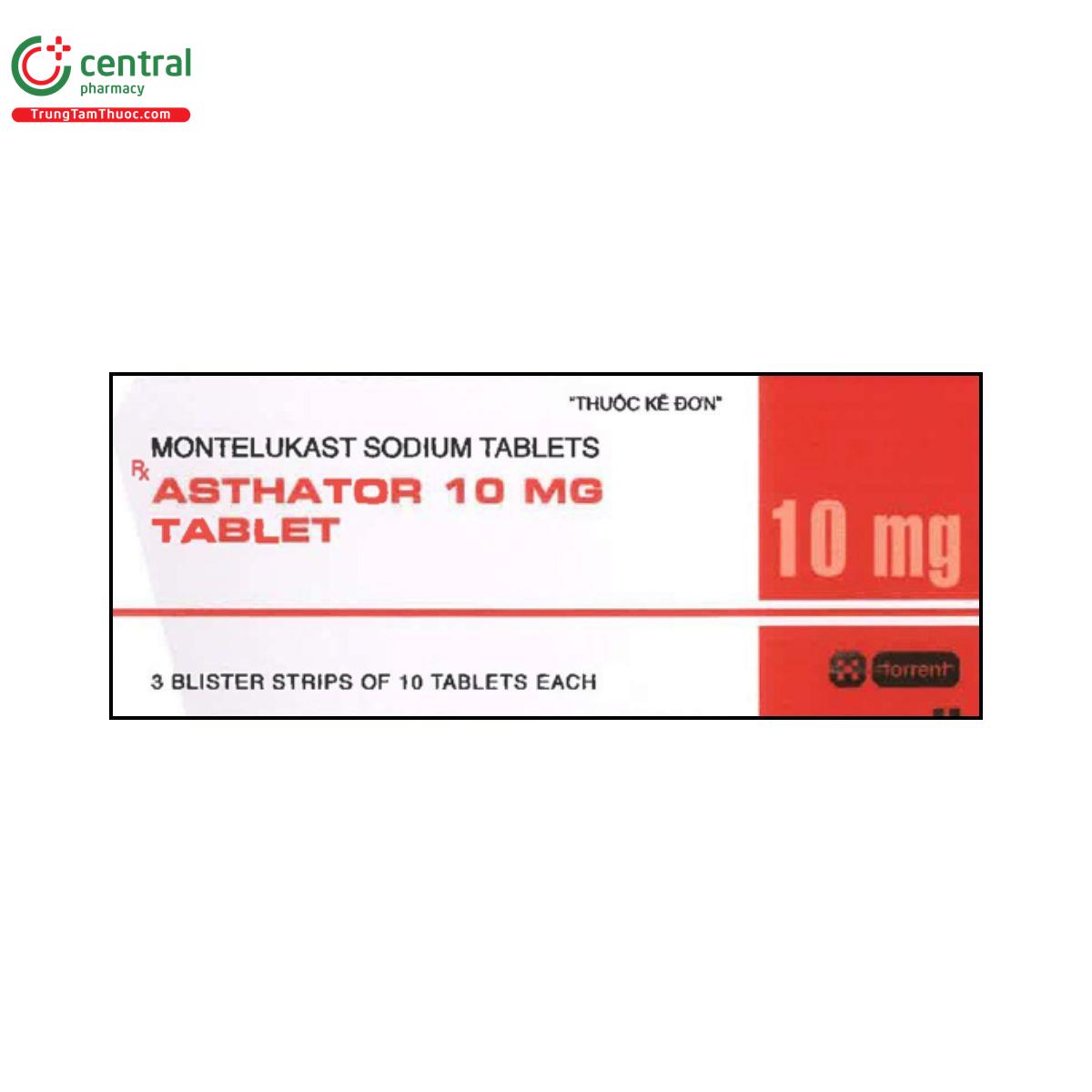 asthator 10 mg tablet 1 T8647