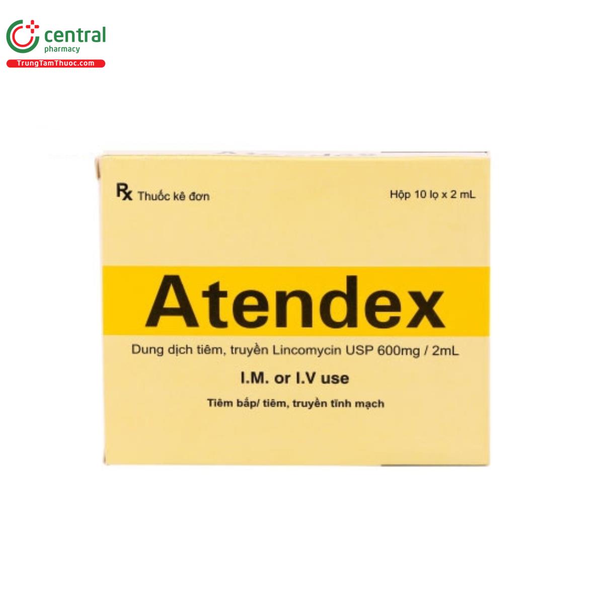 atendex 600mg 2ml 3 K4767