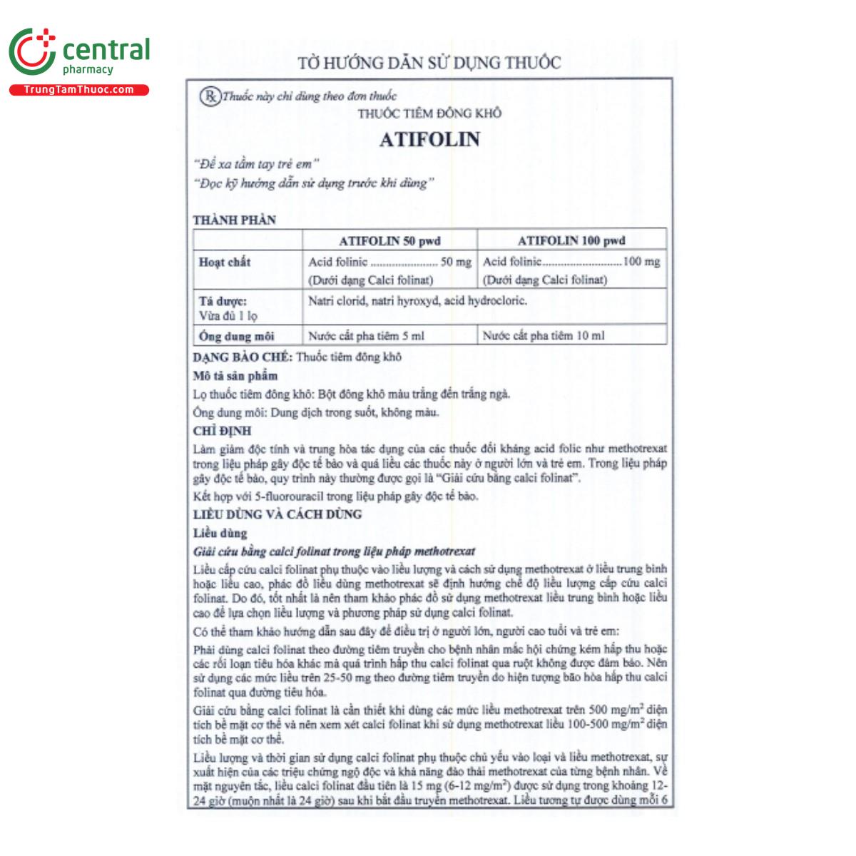 atifolin 50 pwd 5 F2815
