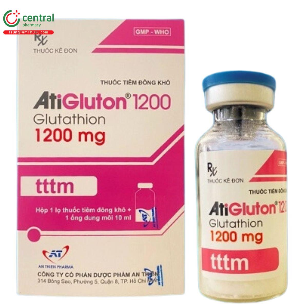 Thuốc Atigluton 1200mg -Điều trị viêm niêm mạc miệng do hóa và xạ trị