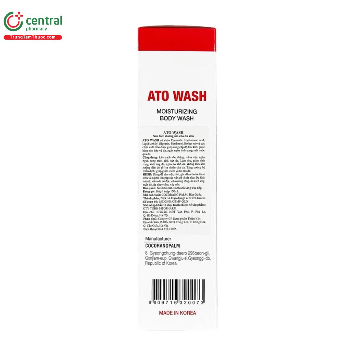 ato wash moisturizing body wash cocorang palm 150ml 4 F2030