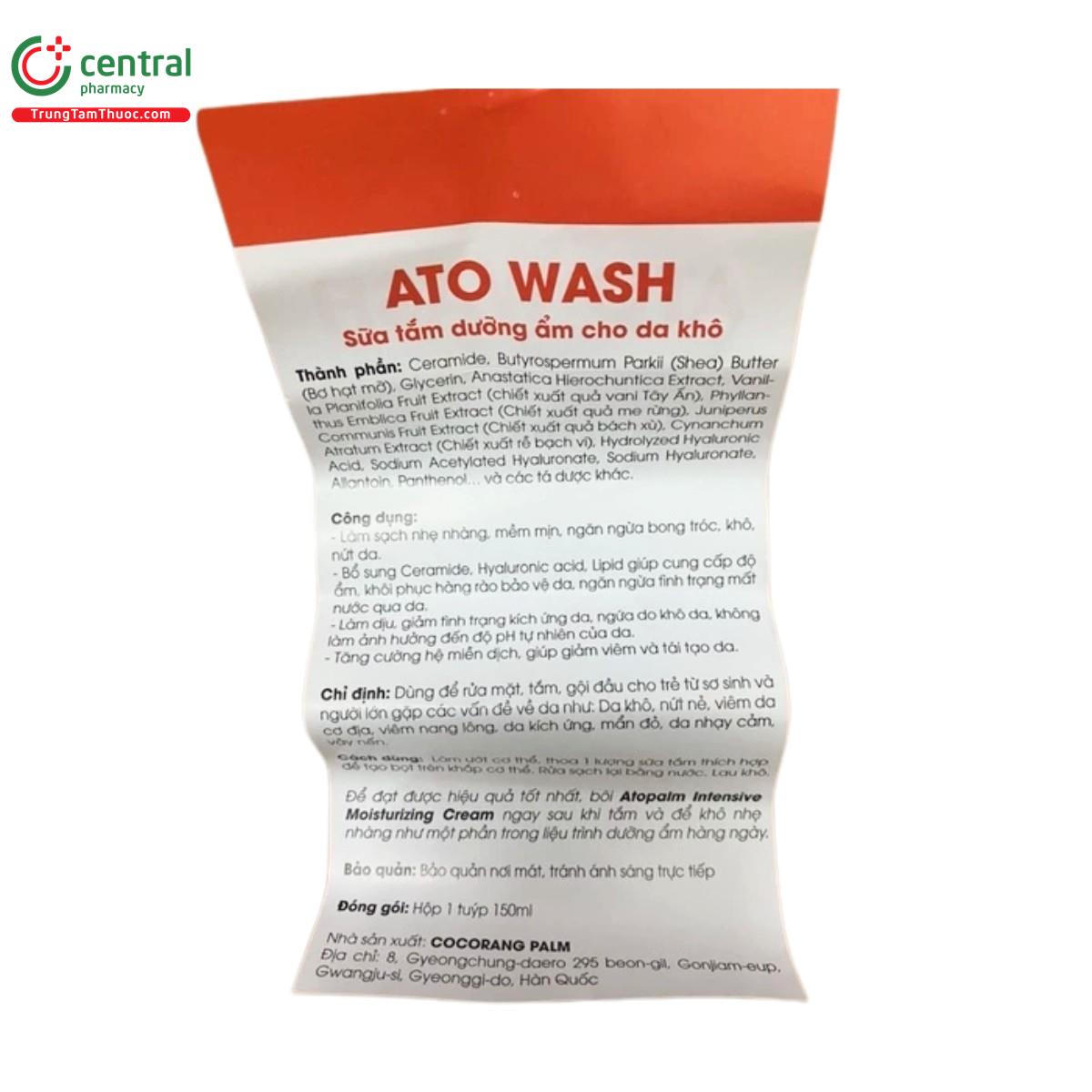 ato wash moisturizing body wash cocorang palm 150ml 7 D1140