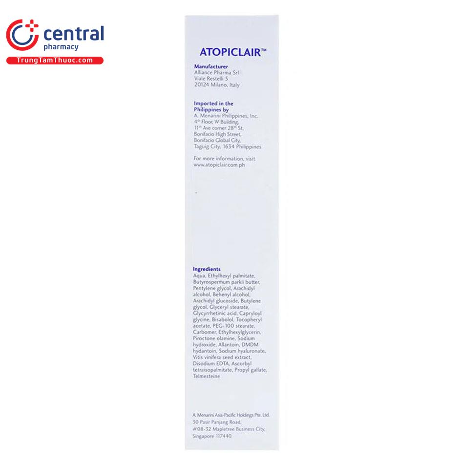 atopiclair cream 40ml 4 G2427