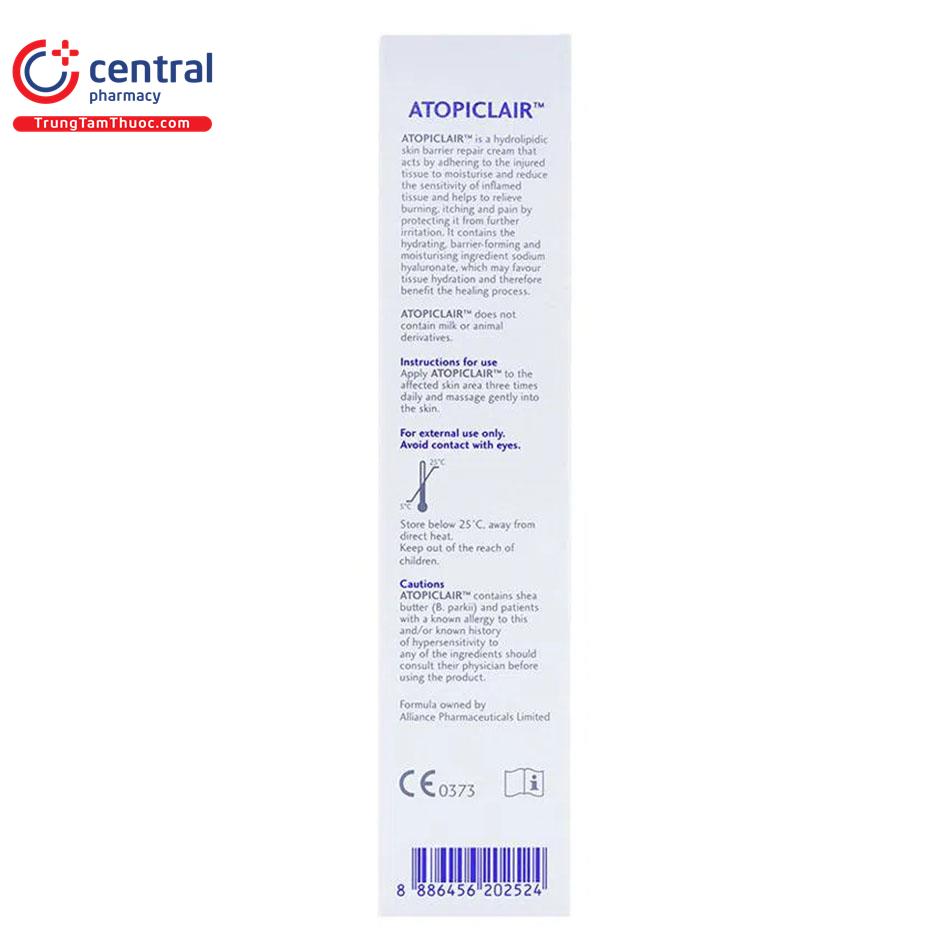 atopiclair cream 40ml 6 Q6228