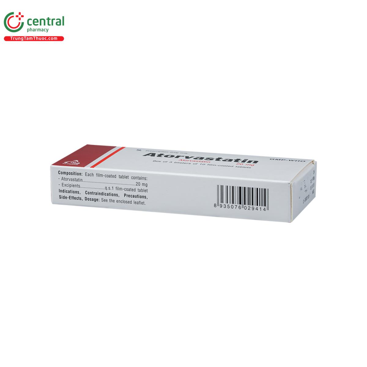 atorvastatin 20mg tv pharm 11 F2346