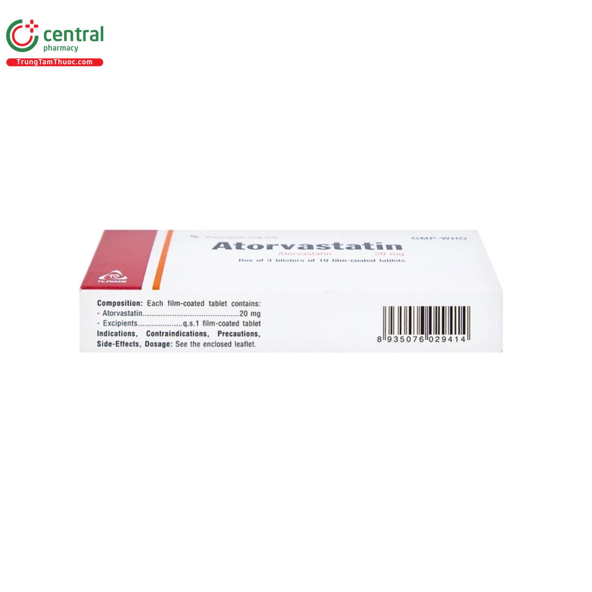 atorvastatin 20mg tv pharm 13 G2445