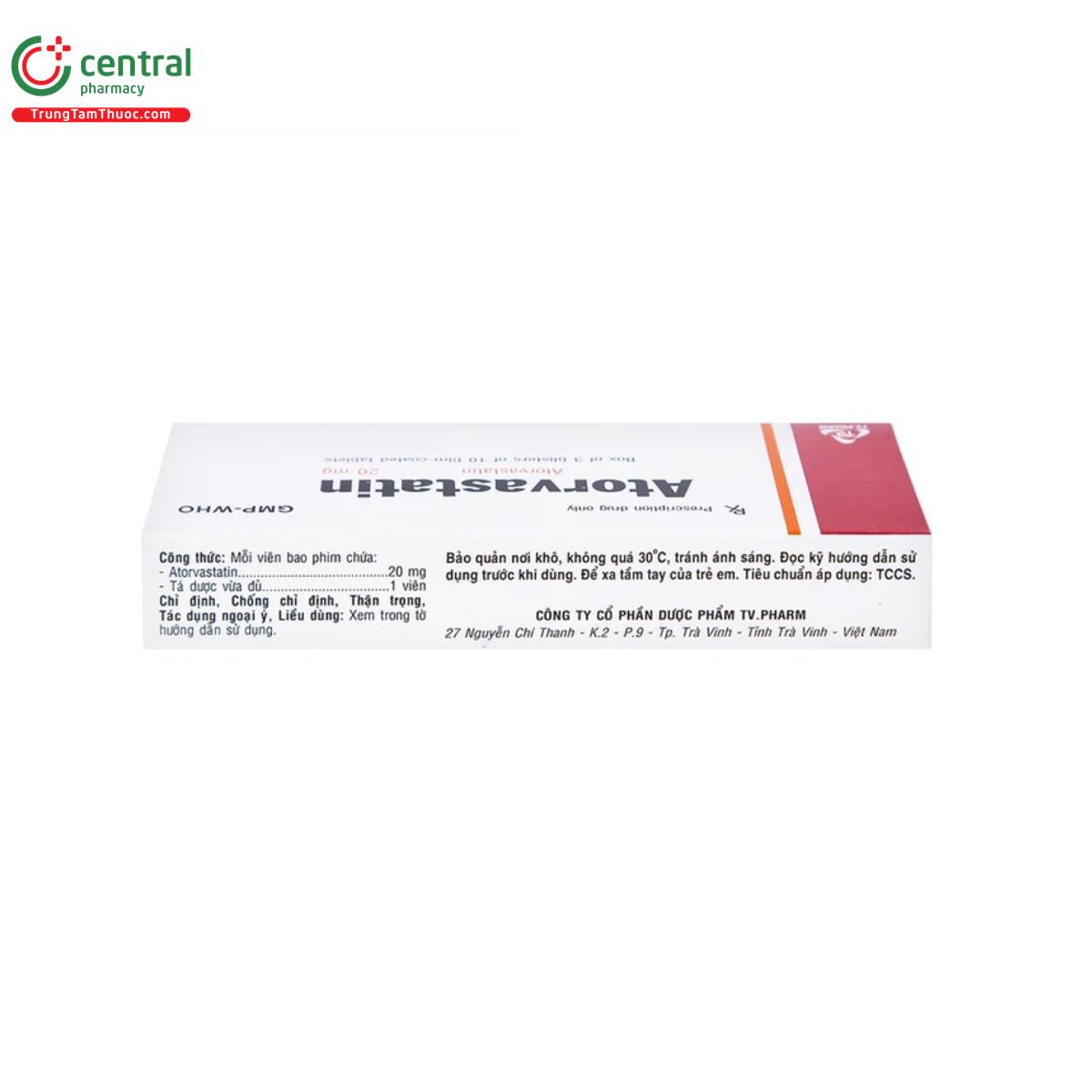 atorvastatin 20mg tv pharm 14 U8828