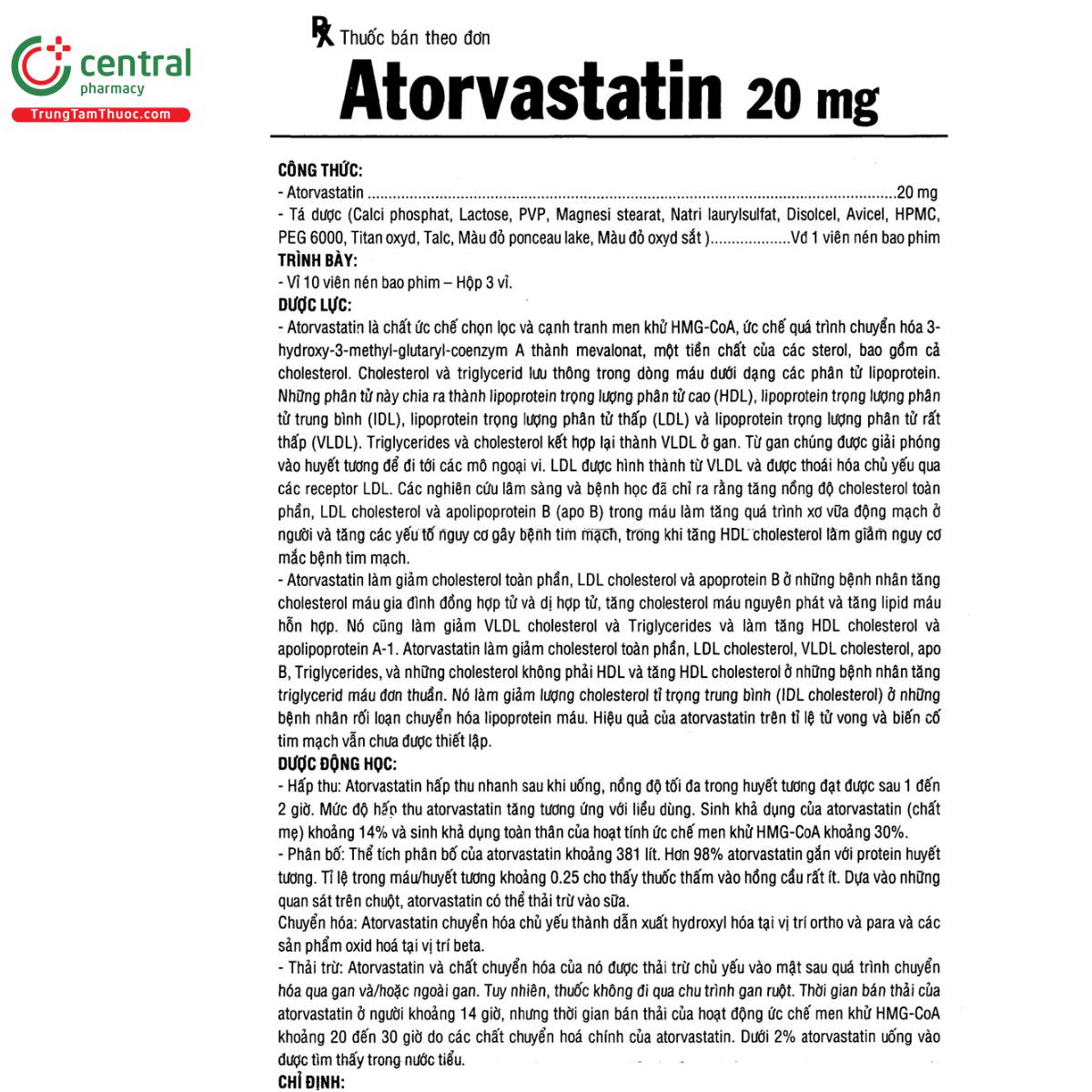 atorvastatin 20mg tv pharm 19 R7518