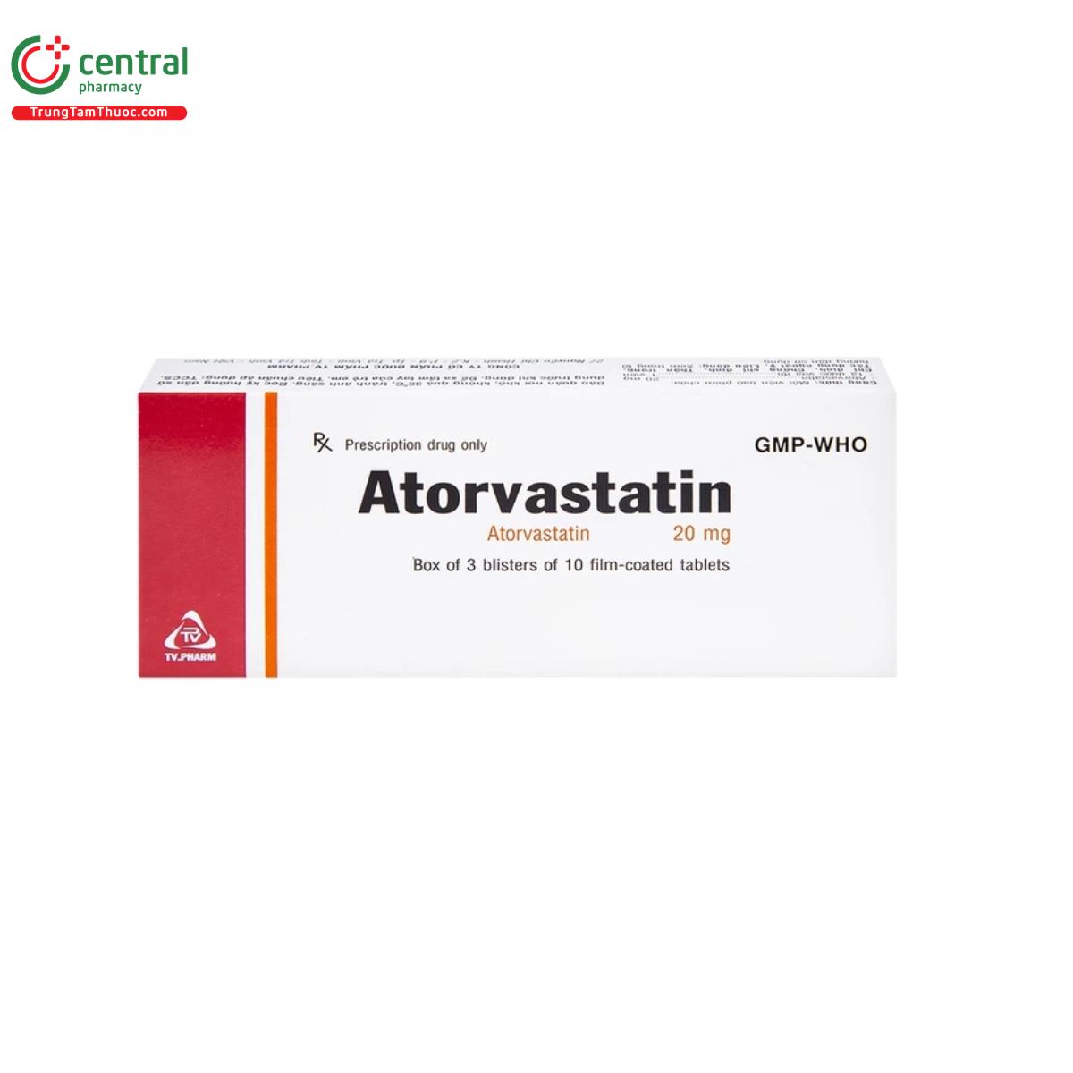 atorvastatin 20mg tv pharm 4 P6780