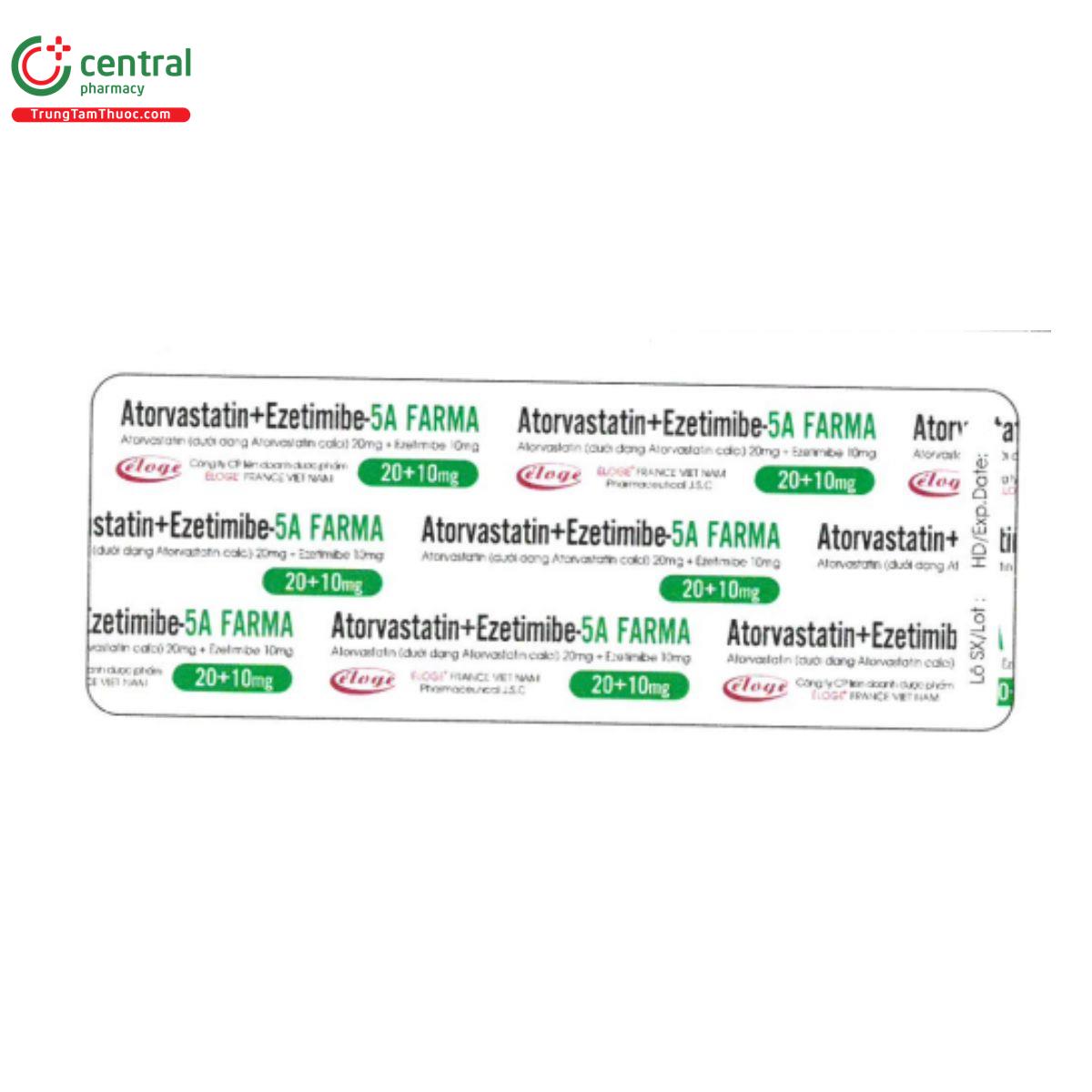 atorvastatin ezetimibe 5a farma 20 10mg 4 G2687