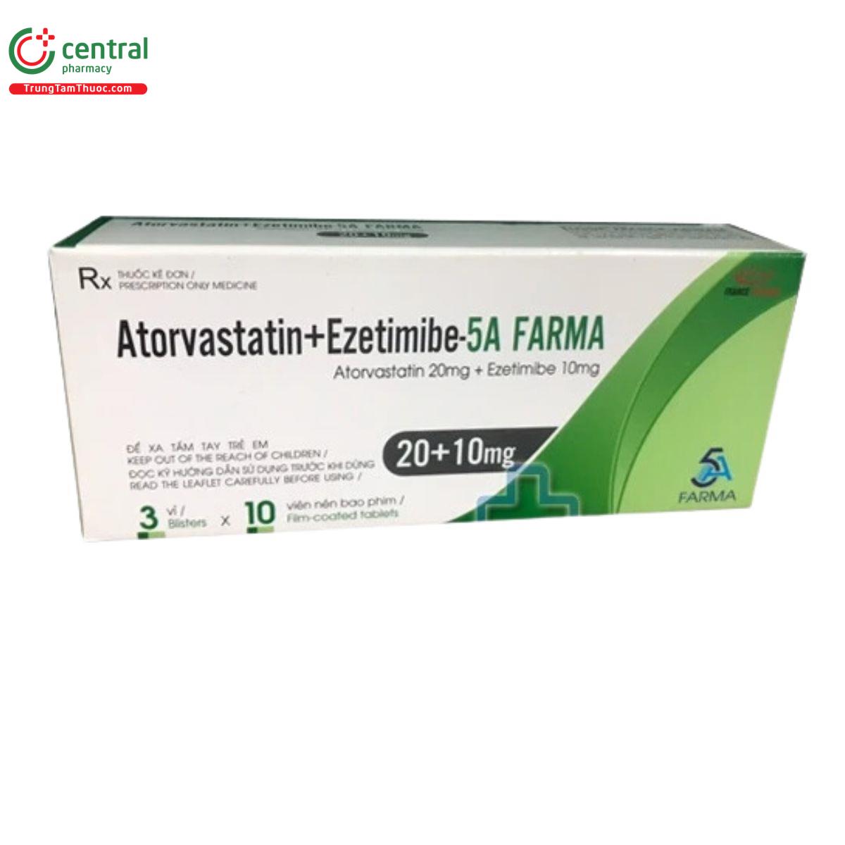 atorvastatin ezetimibe 5a farma 20 10mg 5 S7084